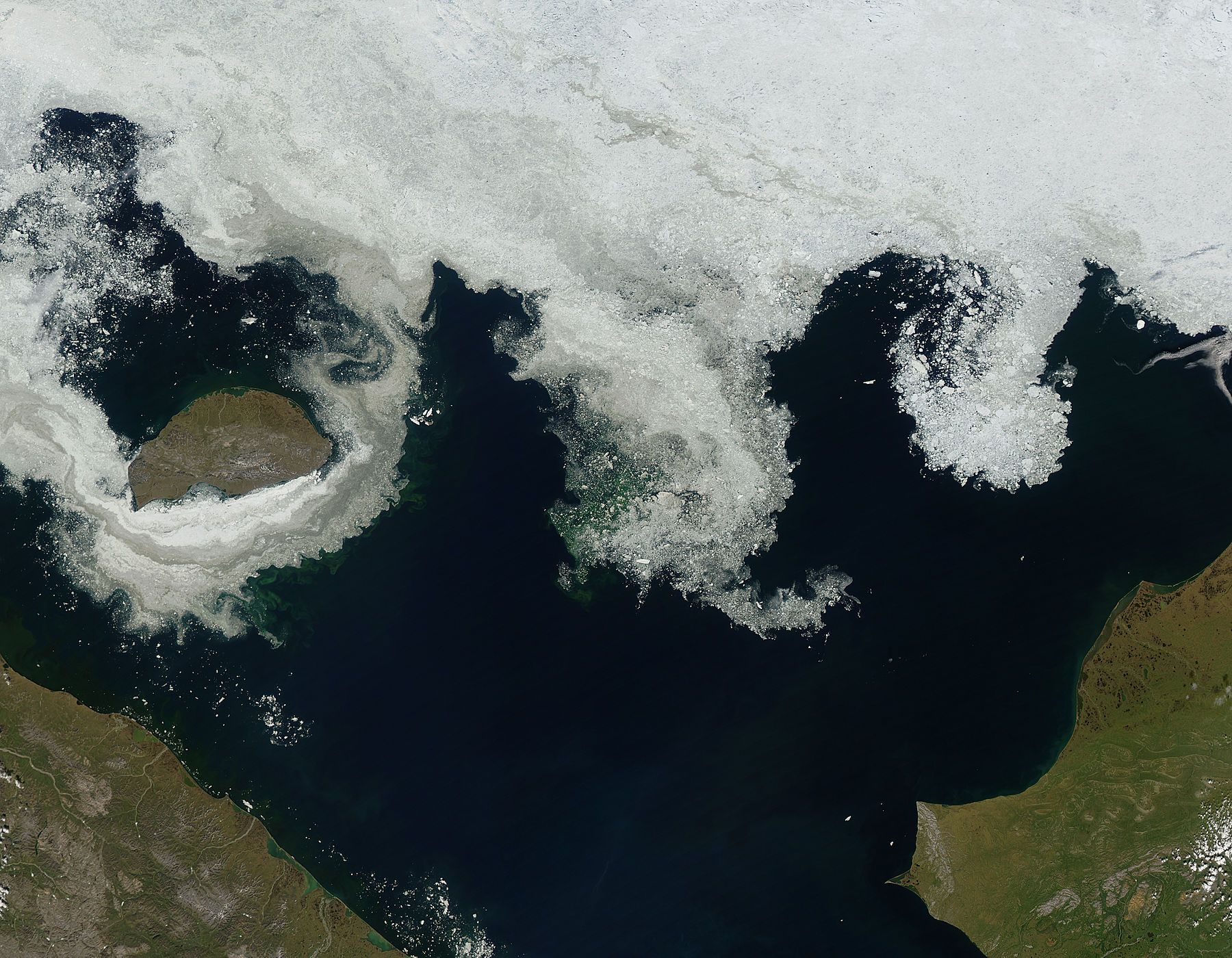 Sea ice in the Chukchi Sea, eastern Russia - related image preview