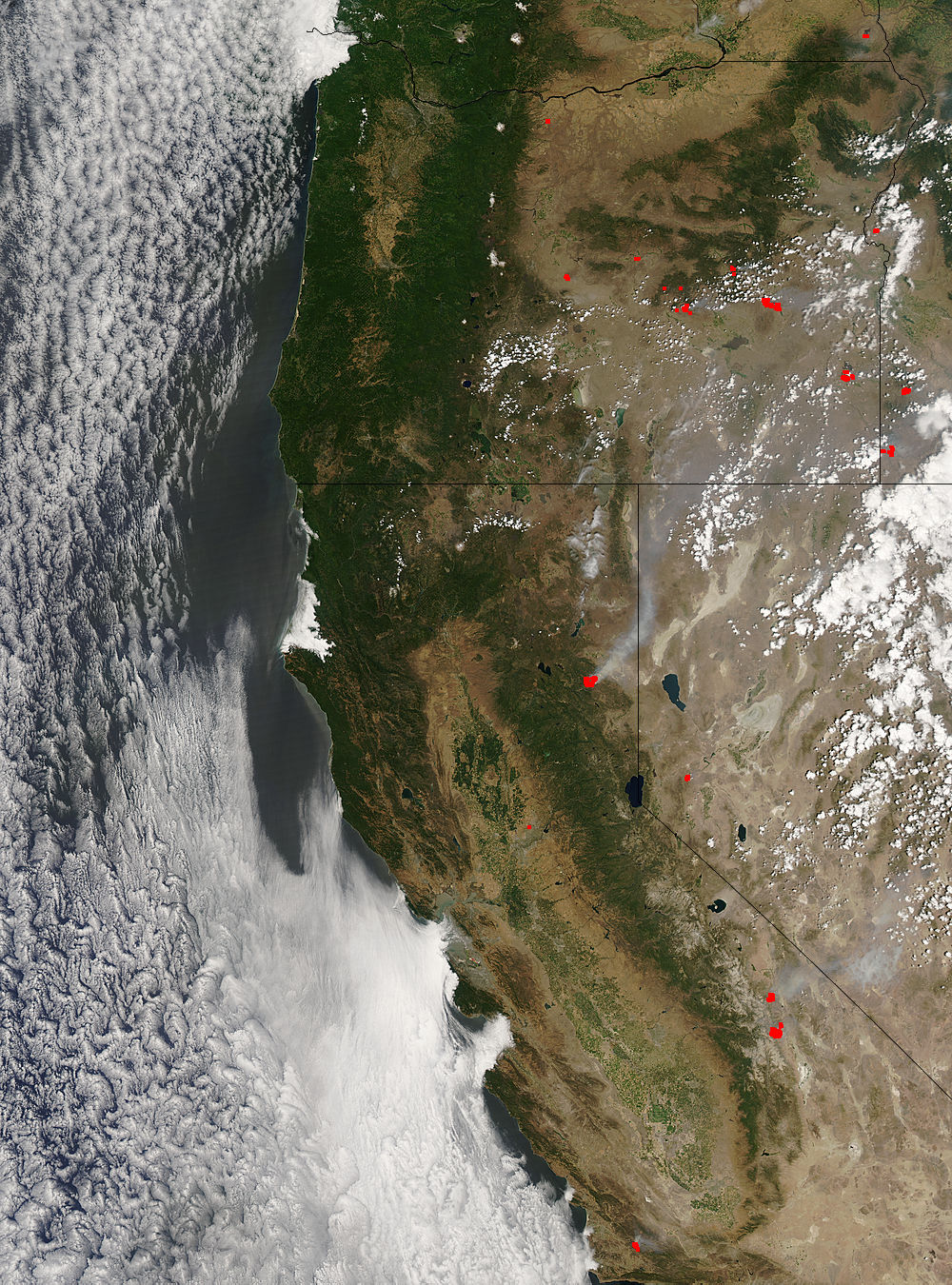 Fires across the western United States - related image preview