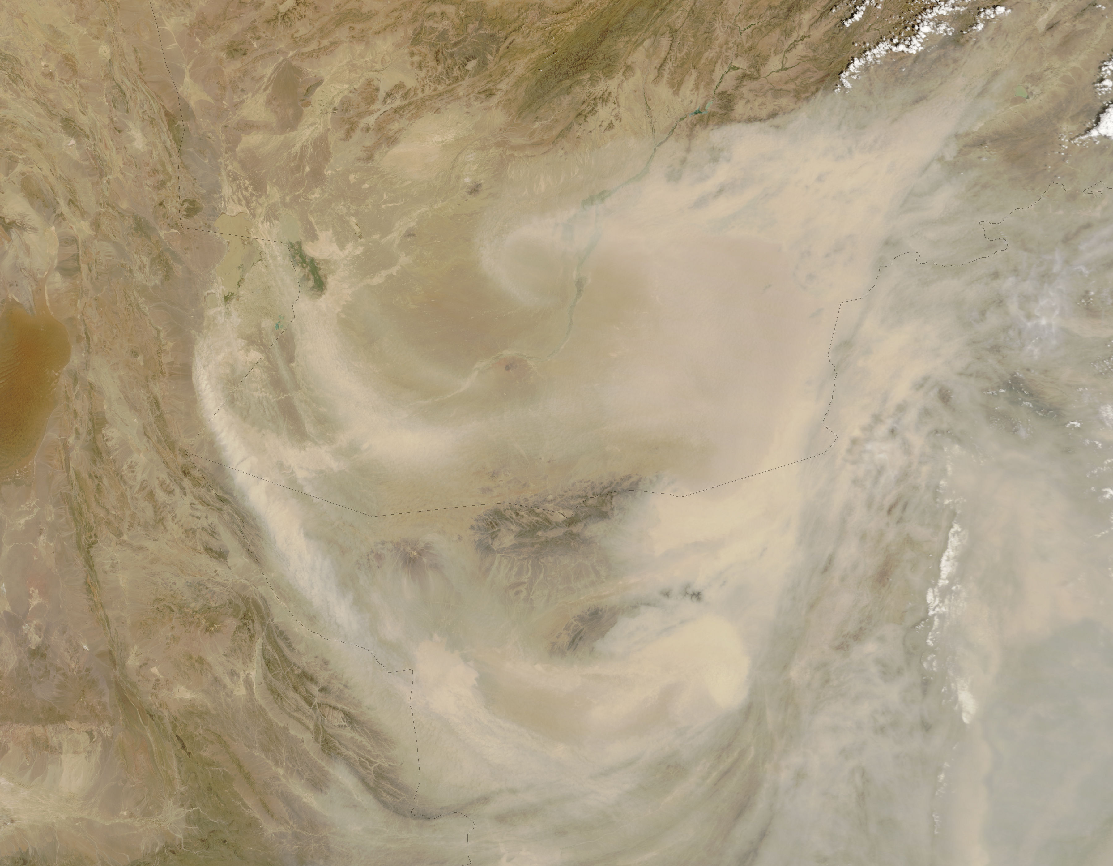 Dust storm in Afghanistan and Pakistan - related image preview