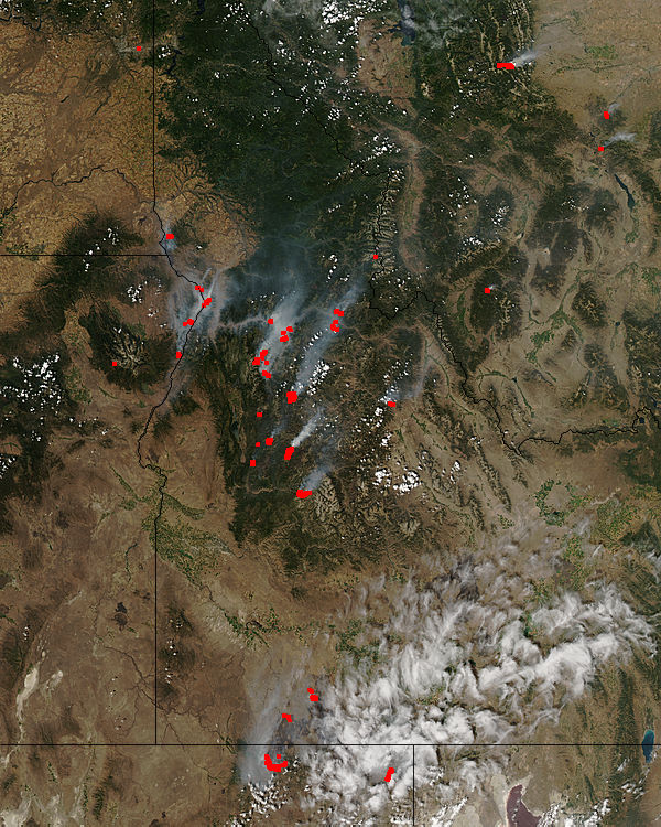Fires in central Idaho - related image preview