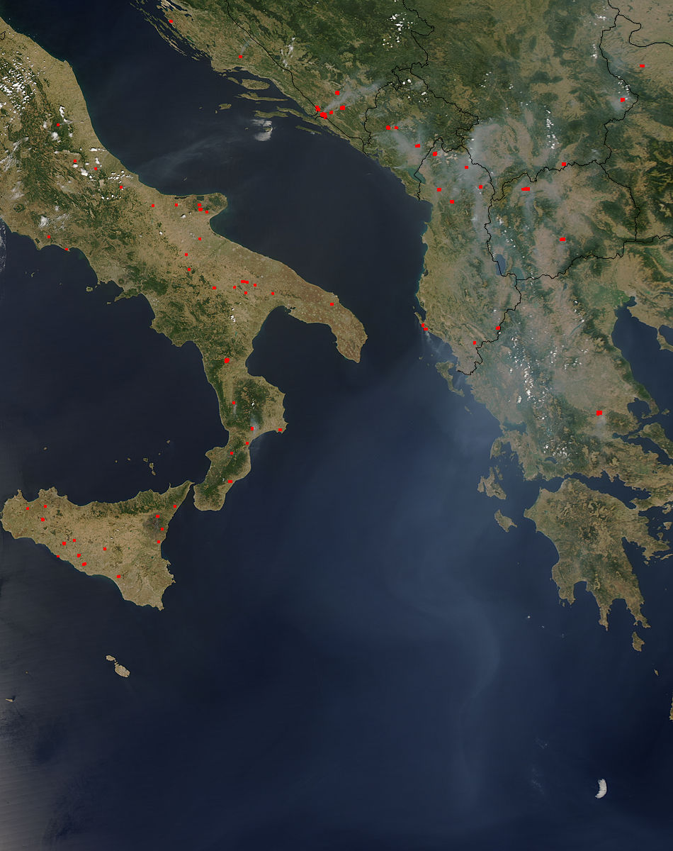 Fires in southern Europe - related image preview