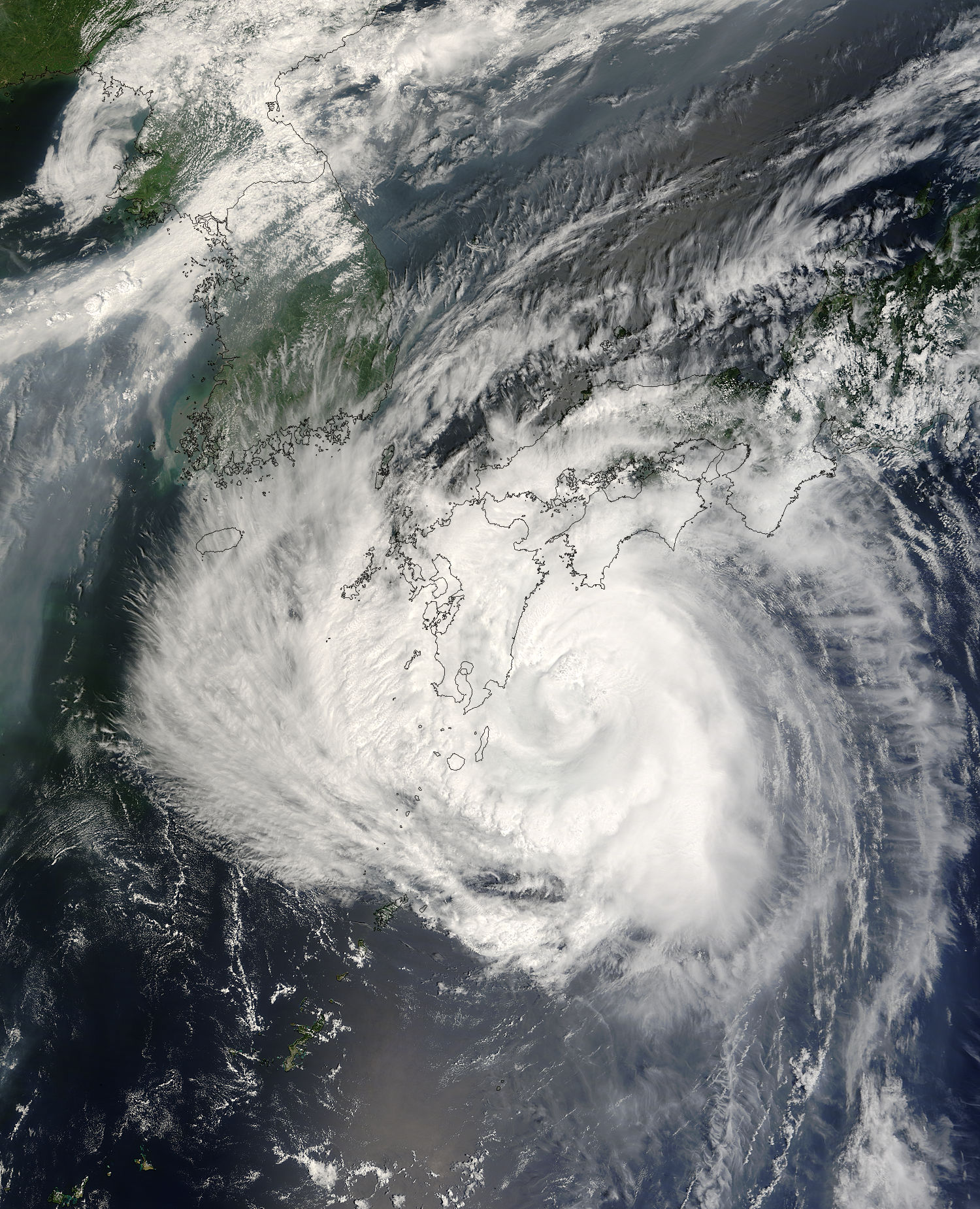 Typhoon Usagi (05W) over Japan - related image preview