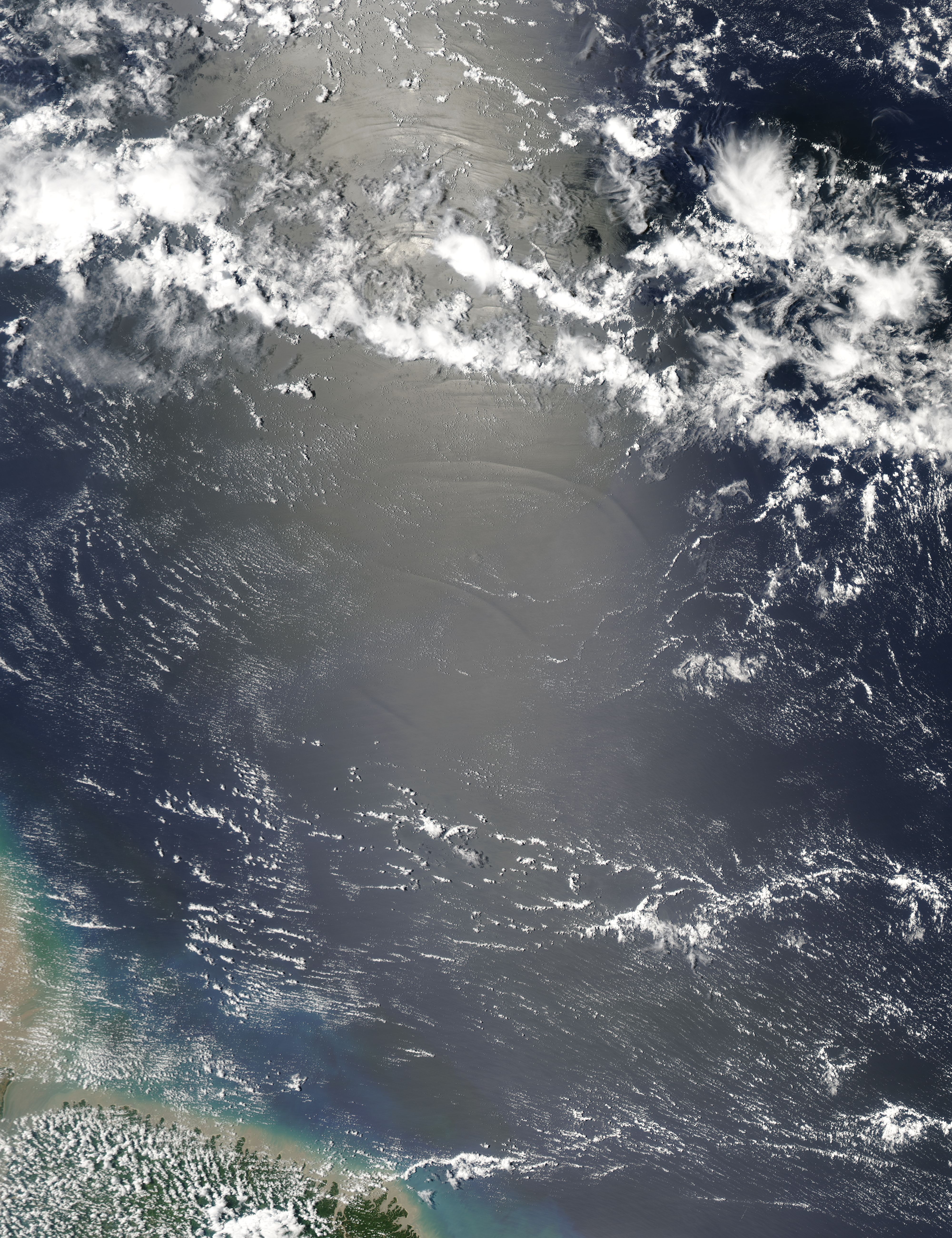 Internal waves in the Atlantic Ocean, northeast of Brazil - related image preview