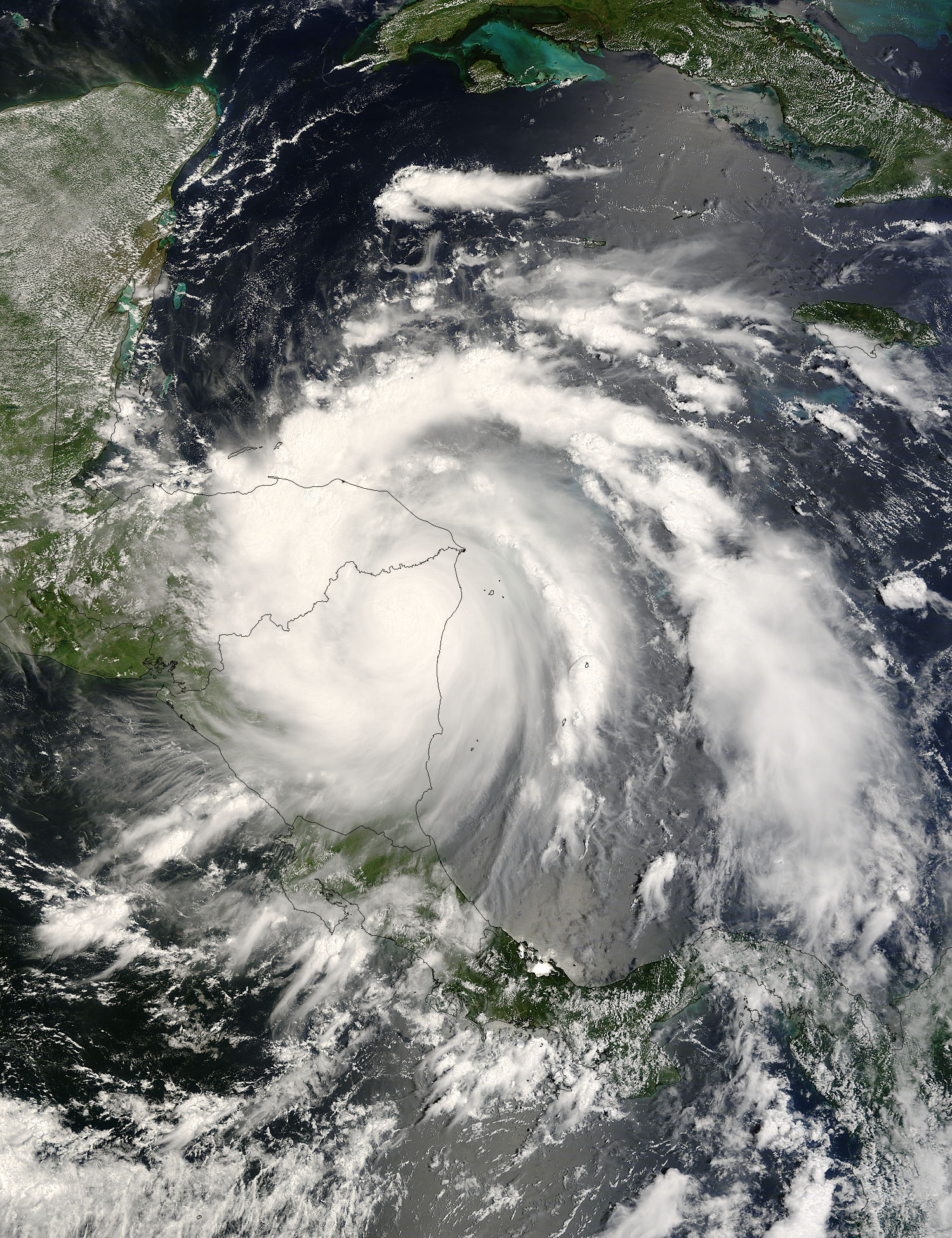 Hurricane Felix (06L) over Central America - related image preview