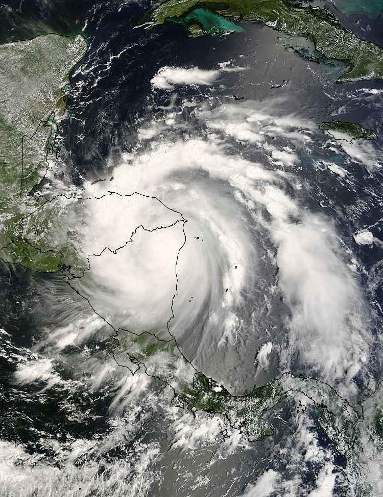 Hurricane Felix (06L) over Central America - related image preview