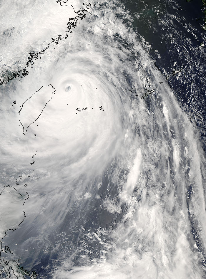 Super Typhoon Wipha (13W) approaching China and Taiwan - related image preview