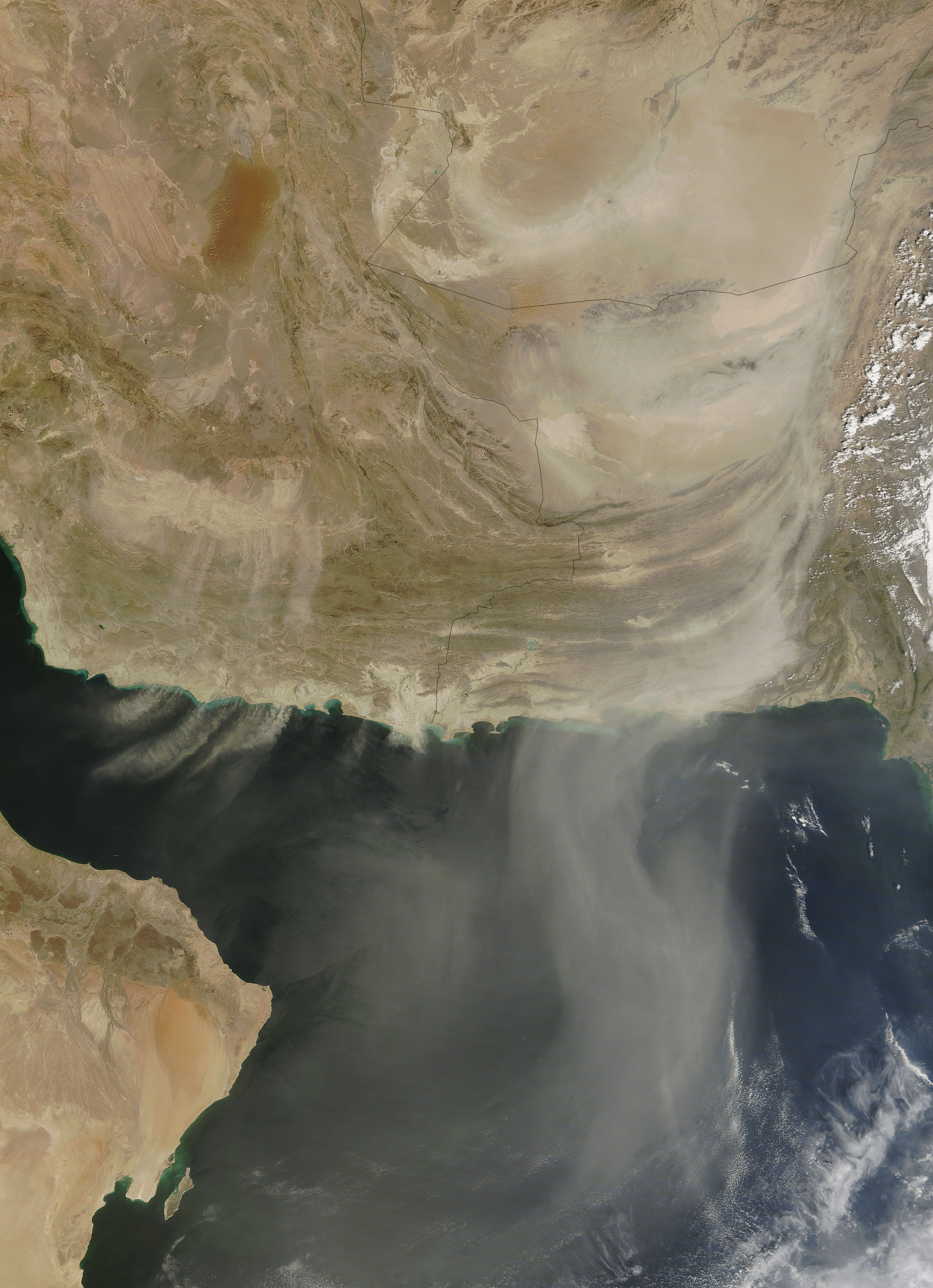 Dust storms in Afghanistan, Iran, and Pakistan - related image preview