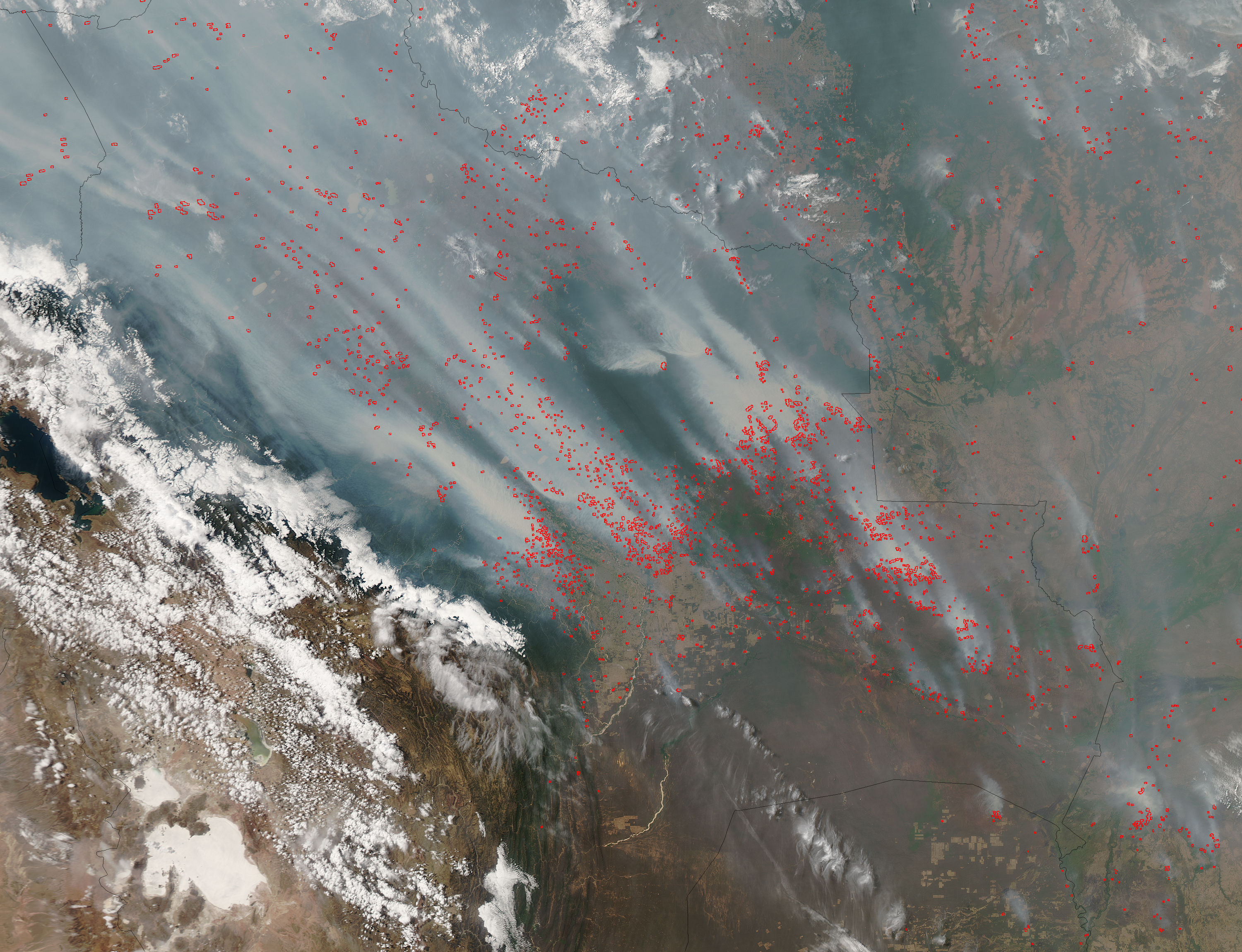 Fires and smoke across Bolivia - related image preview