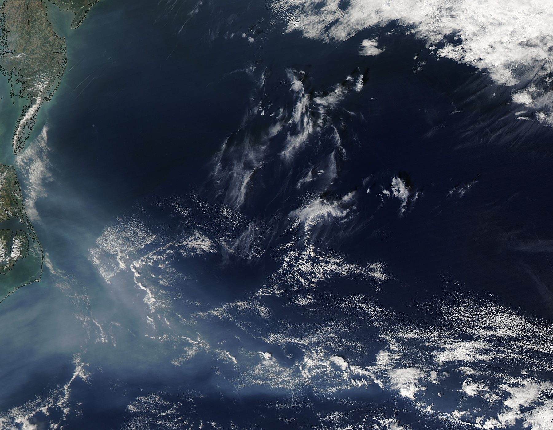 Haze off the eastern United States - related image preview