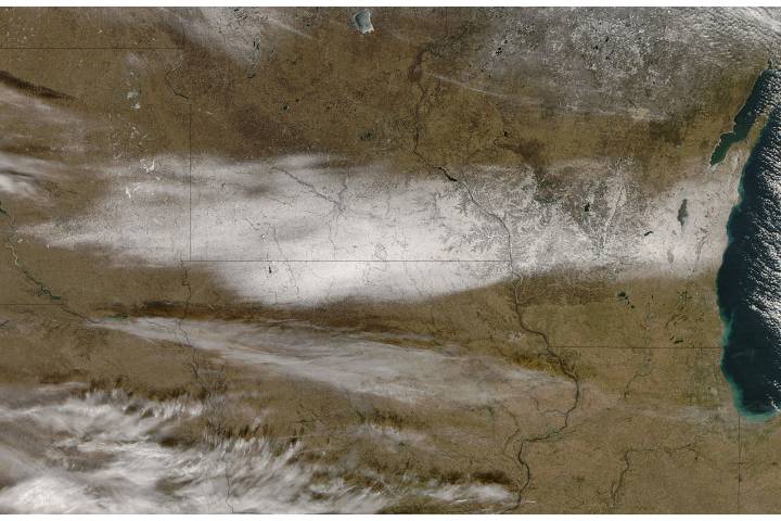 Snow Across The Upper Midwest