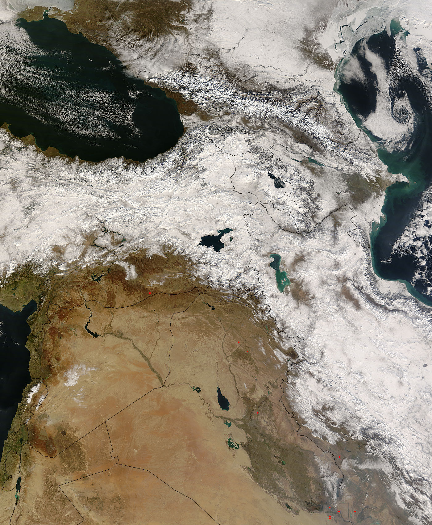 Snow in southwest Asia - related image preview