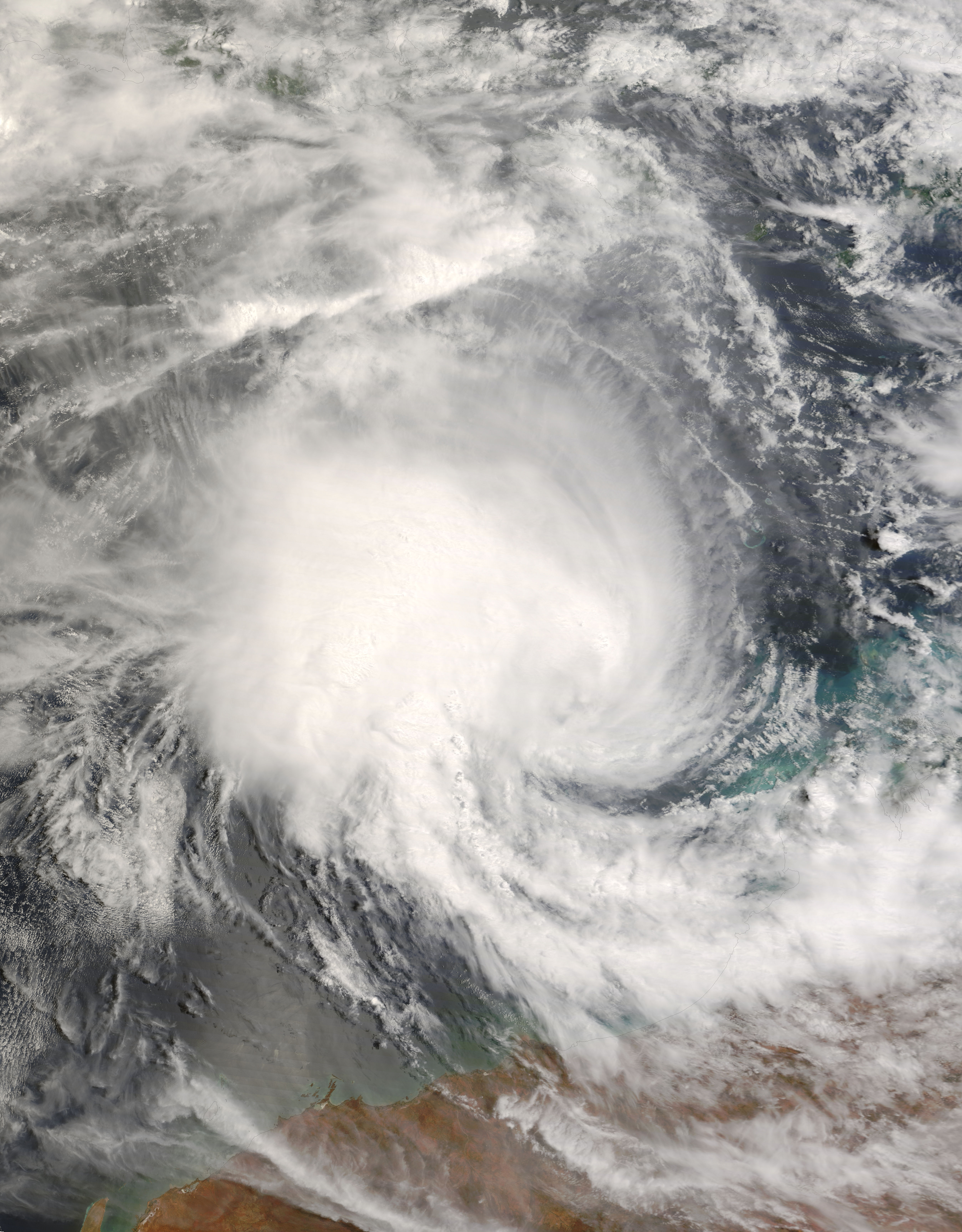 Tropical Cyclone Nicholas (19S) approaching Australia - related image preview