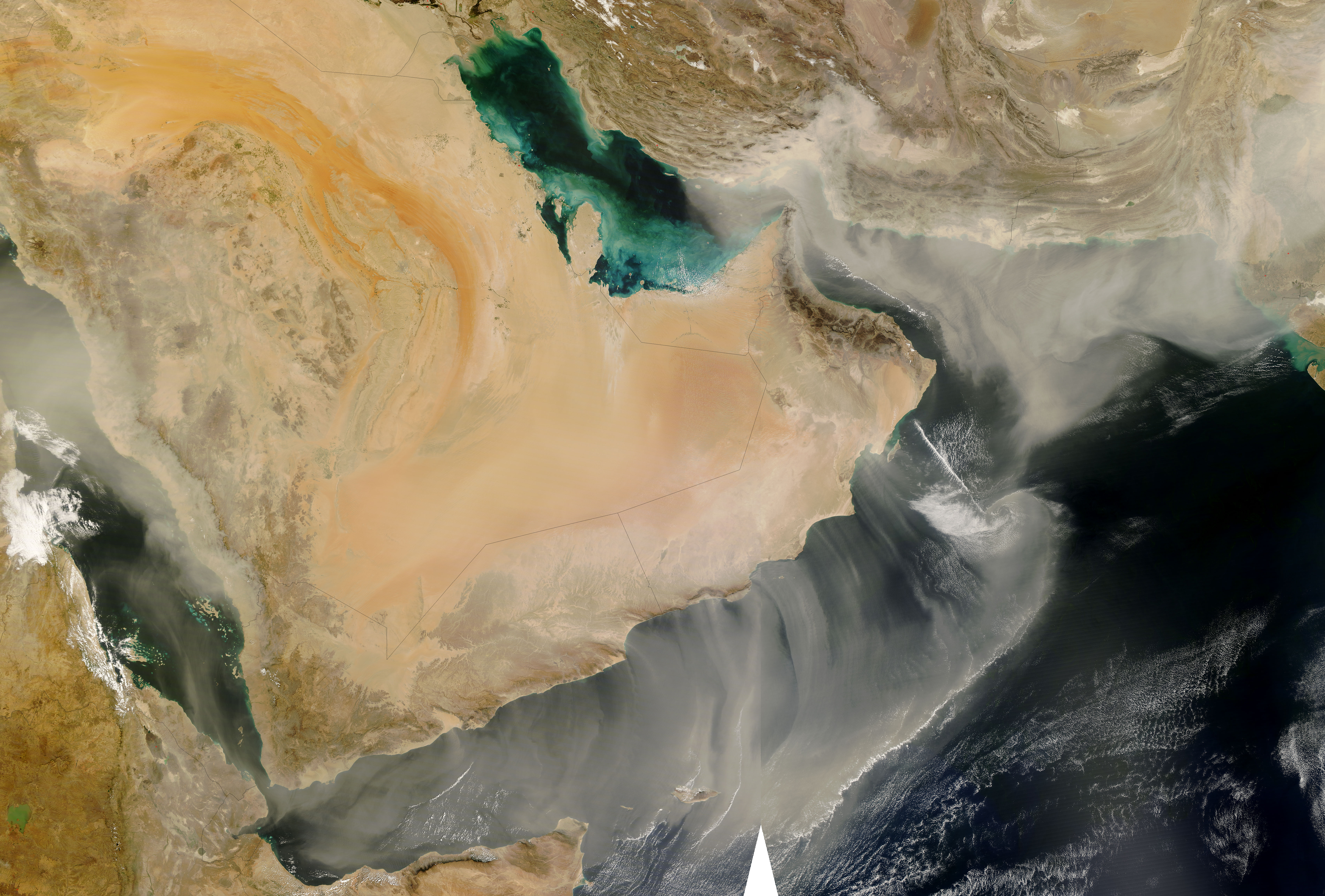 Dust storms in the Middle East (Terra/Aqua combination) - related image preview
