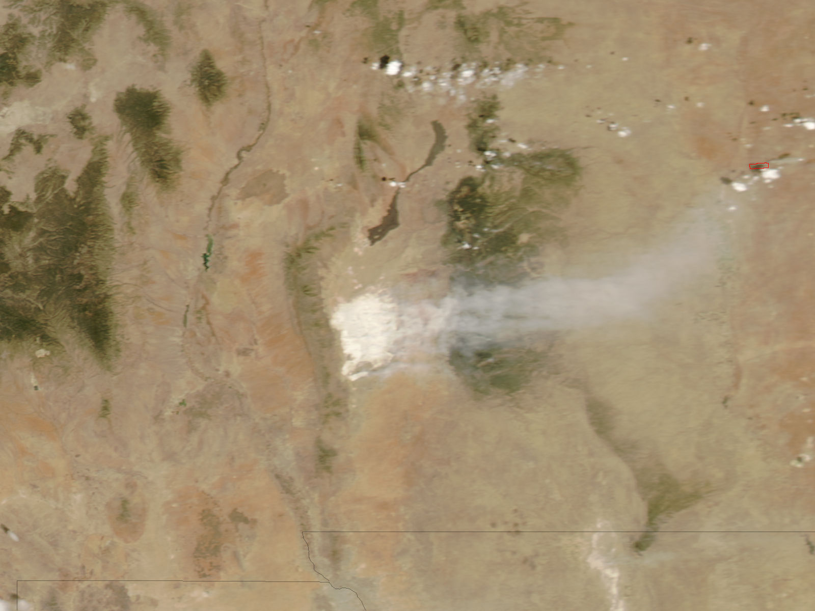 Dust storm, White Sands, New Mexico - related image preview