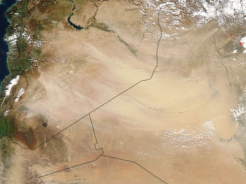 Dust storm in the Middle East - related image preview