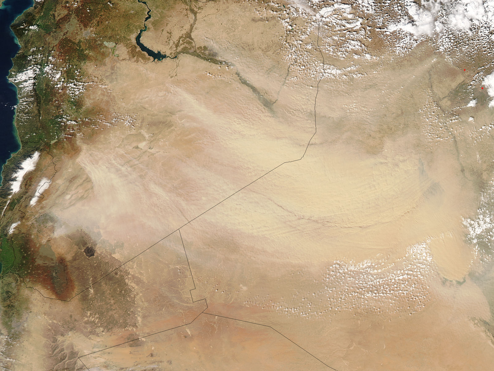 Dust storm in the Middle East - related image preview