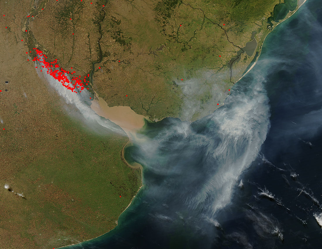 Fires and smoke in Argentina - related image preview