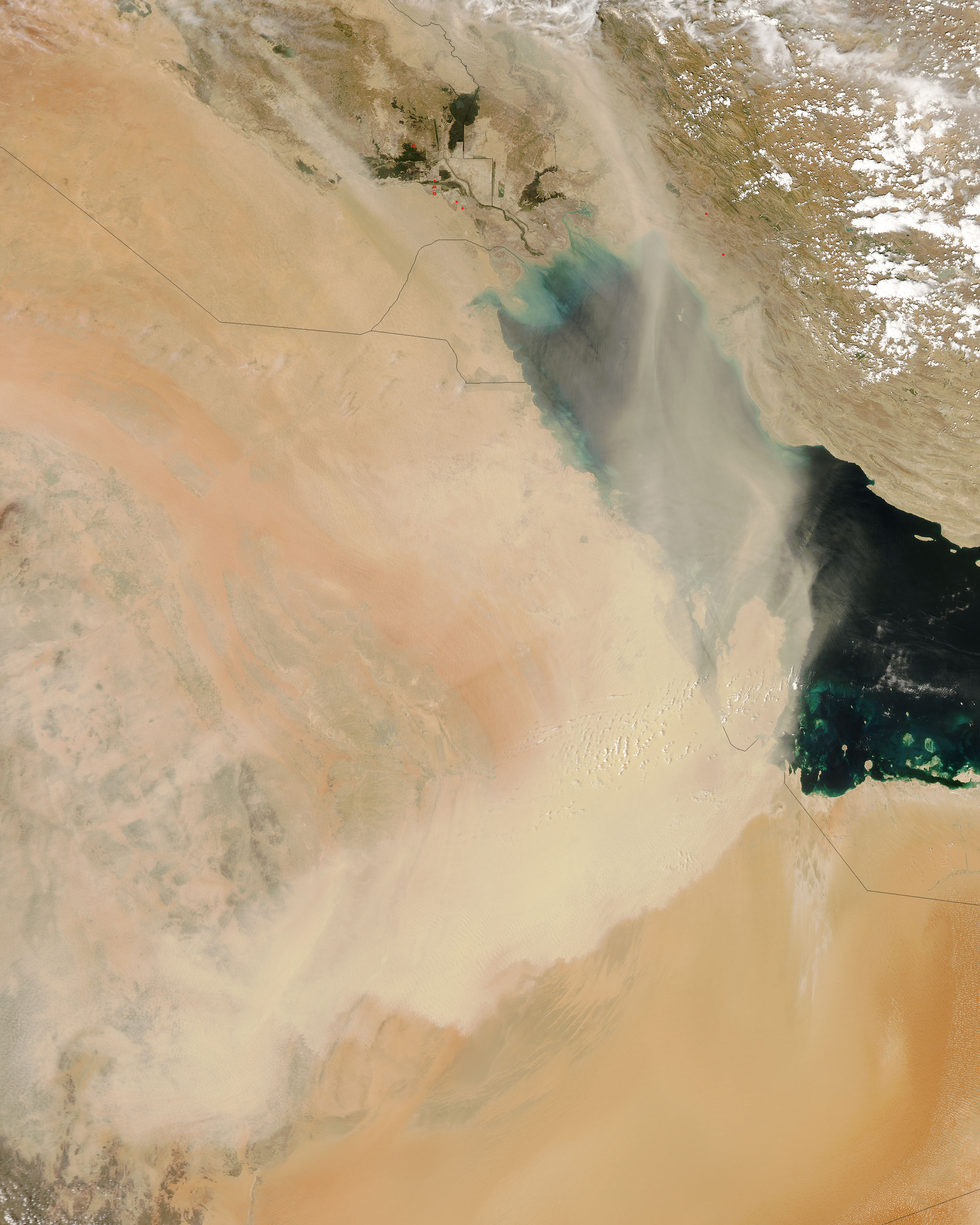 Dust storm in the Middle East - related image preview