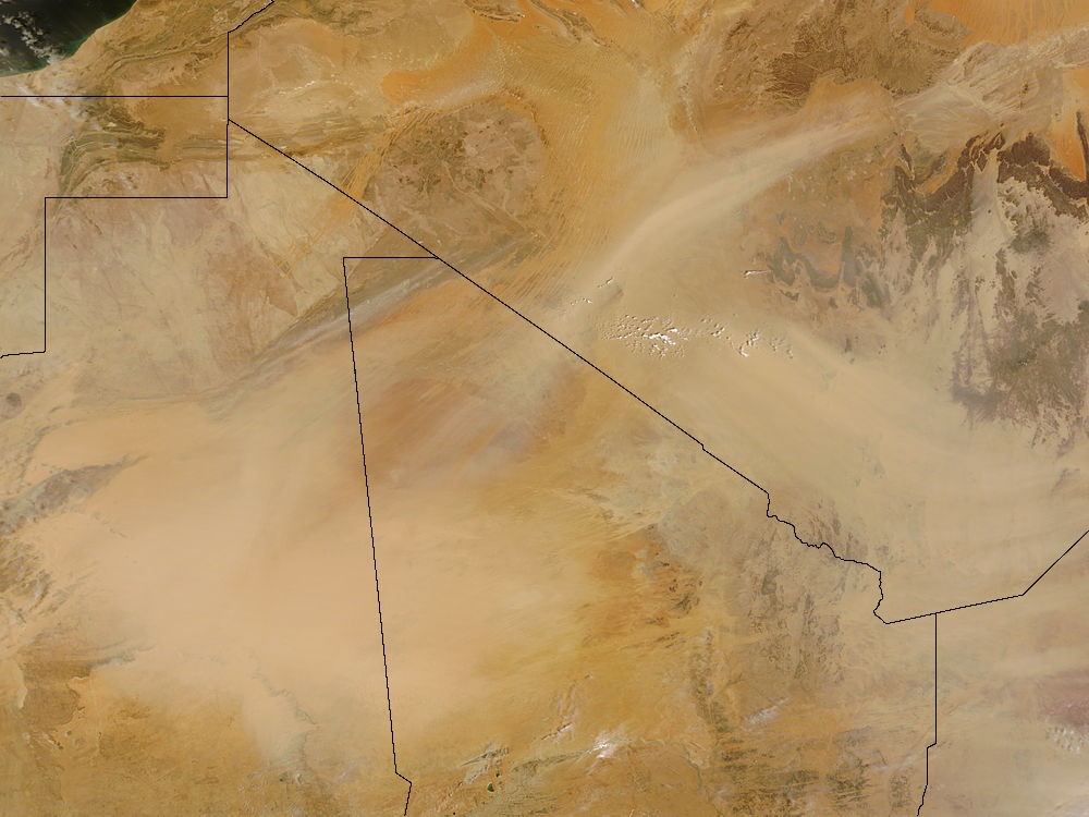 Dust storms in the Sahara Desert - related image preview