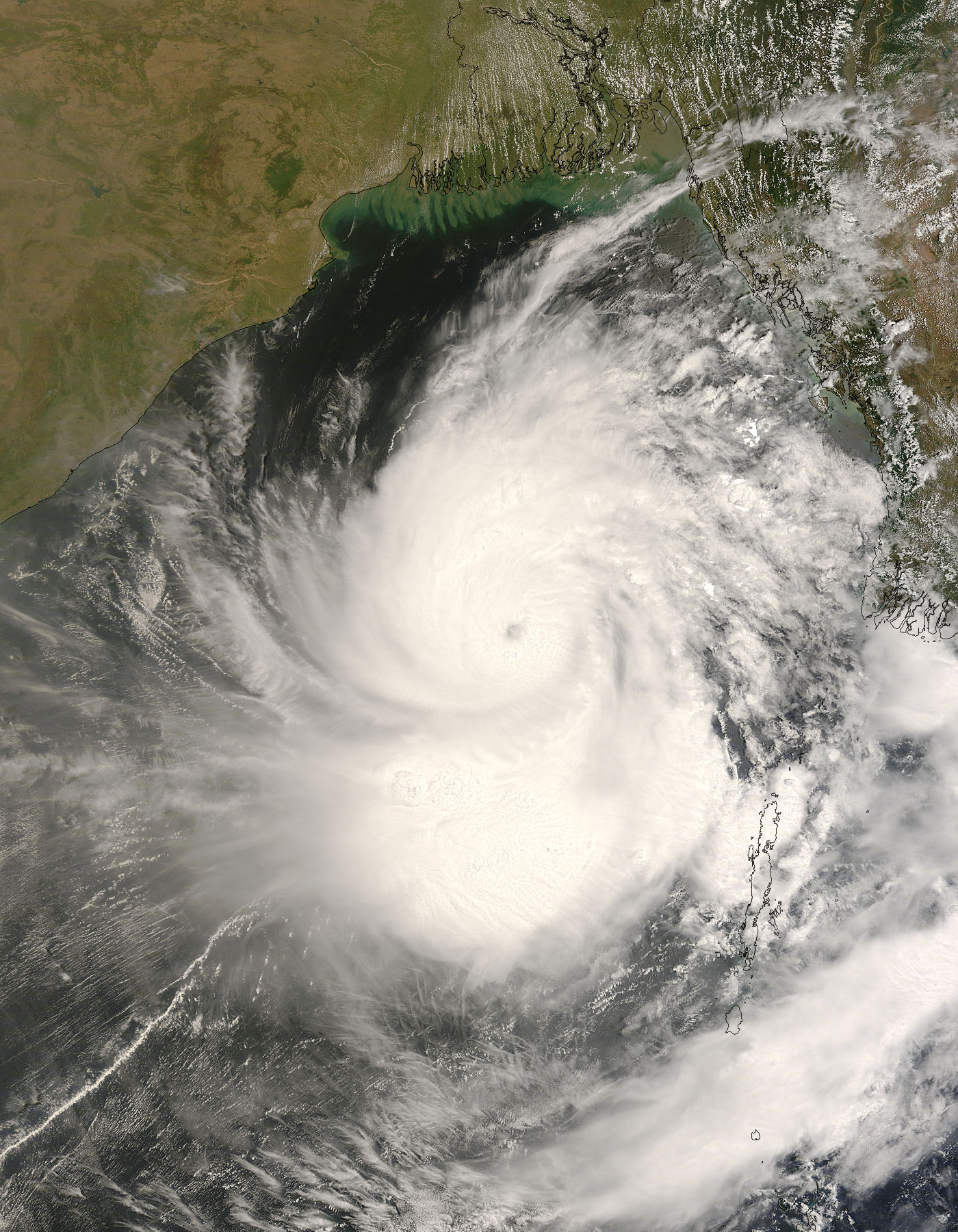 Tropical Cyclone Nargis (01B) in the Bay of Bengal - related image preview
