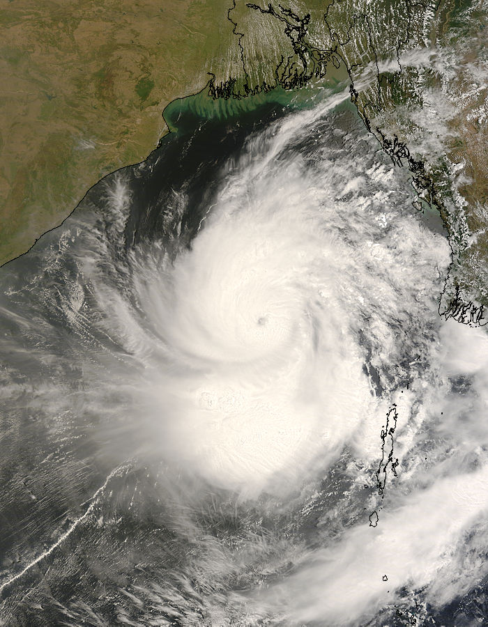 Tropical Cyclone Nargis (01B) in the Bay of Bengal - related image preview