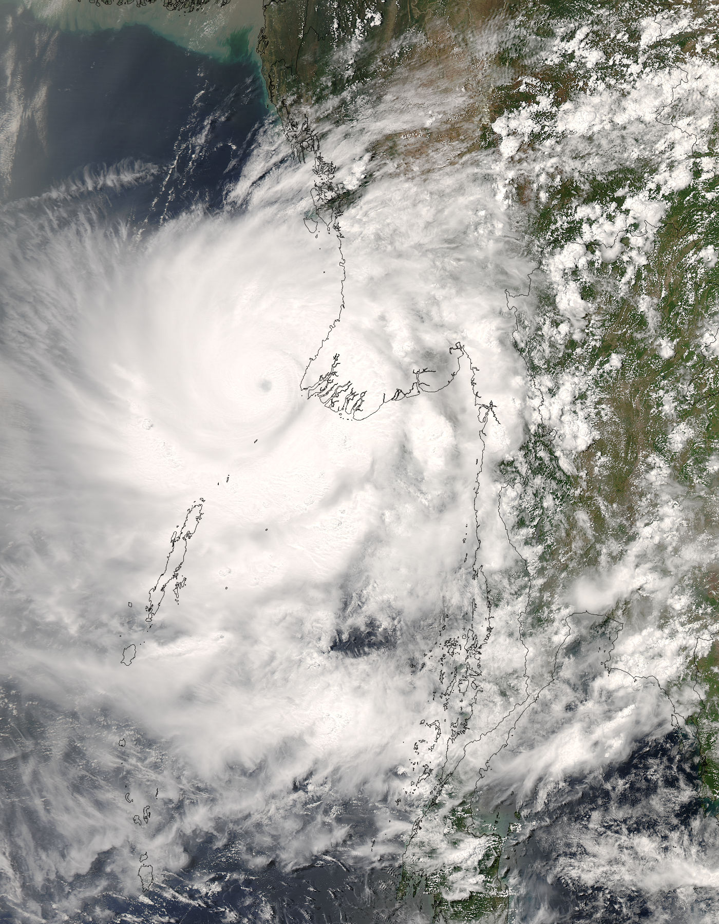 Tropical Cyclone Nargis (01B) over Myanmar - related image preview