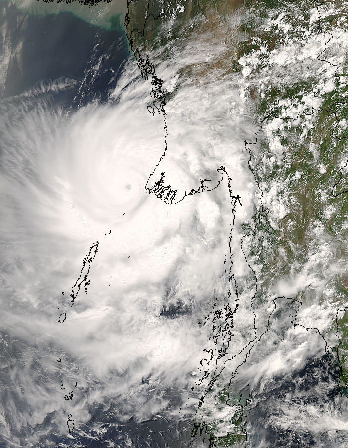 Tropical Cyclone Nargis (01B) over Myanmar - related image preview