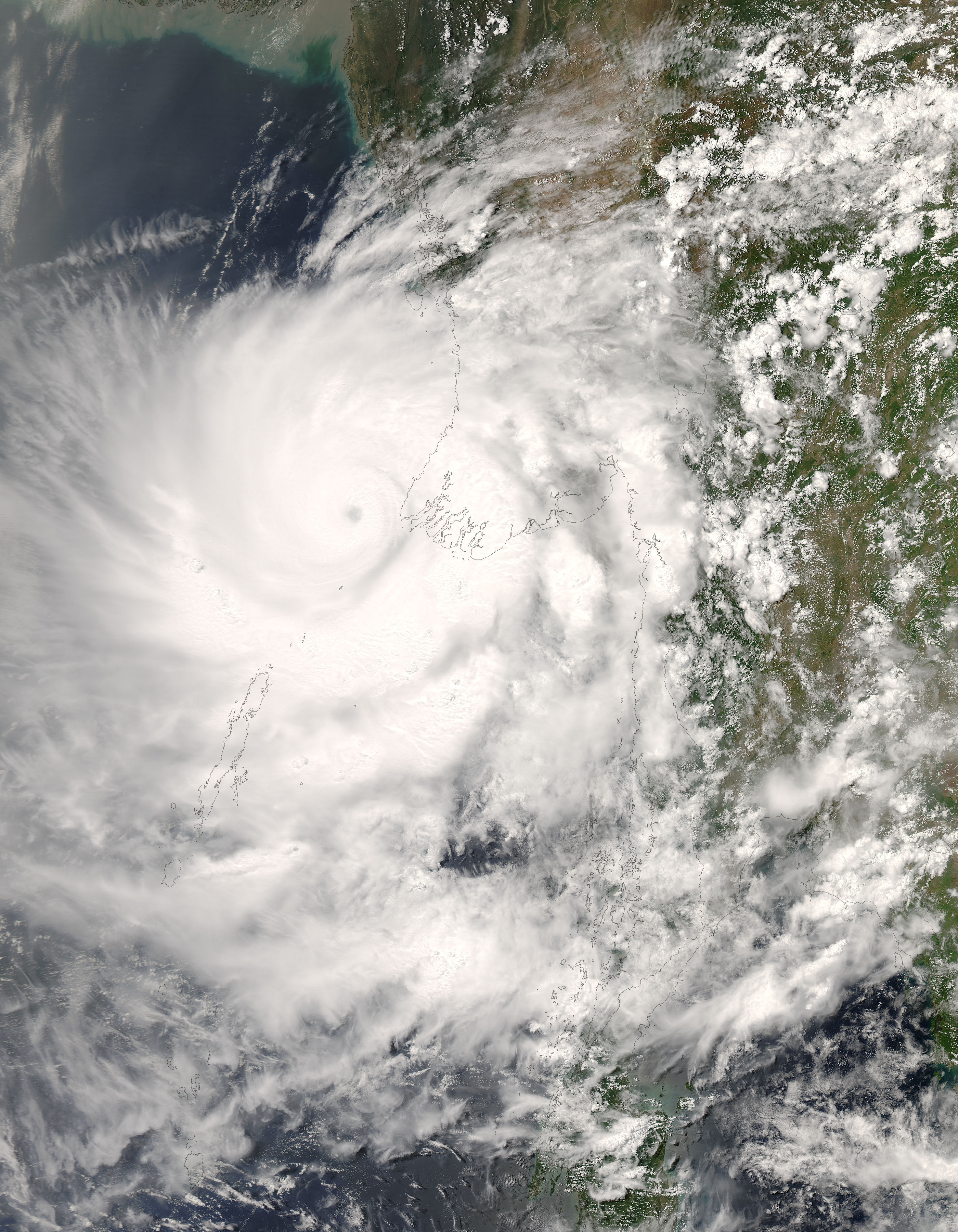 Tropical Cyclone Nargis (01B) over Myanmar - related image preview