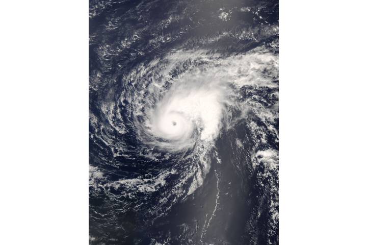 Hurricane Bertha (02L) In The Mid-Atlantic Ocean