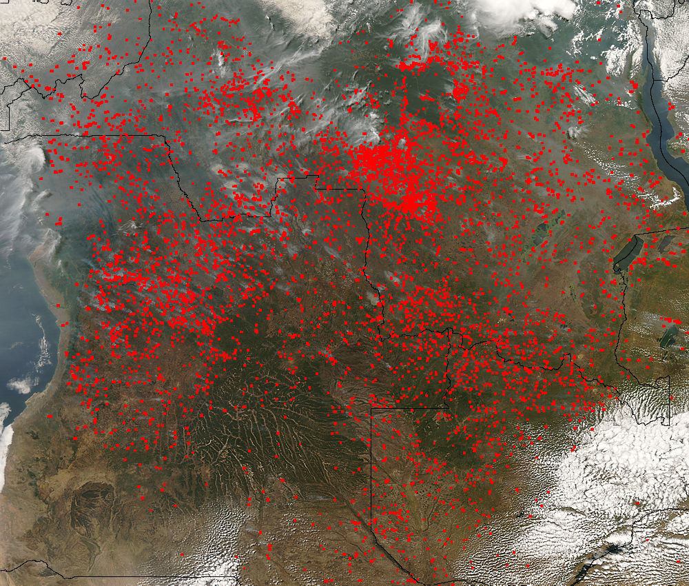 Fires in Central Africa - related image preview