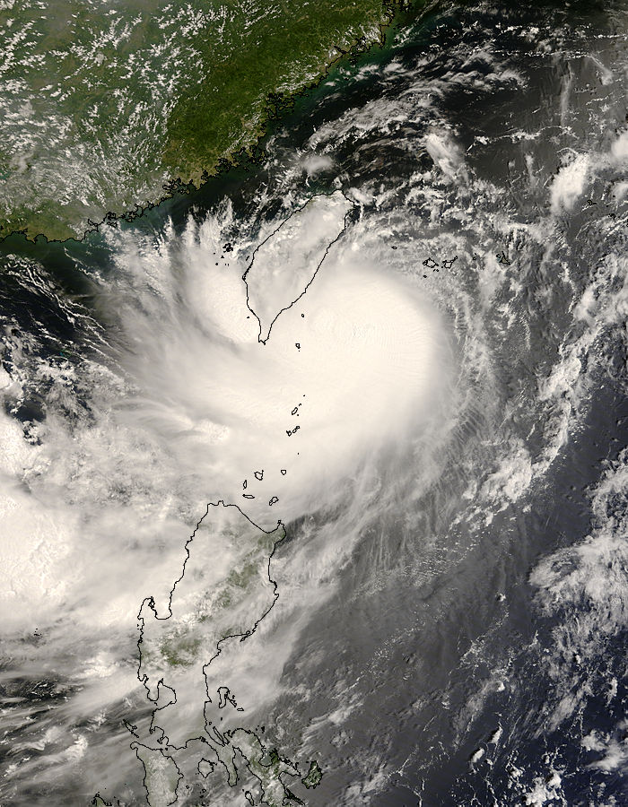 Typhoon Kalmaegi (08W) approaching Taiwan - related image preview