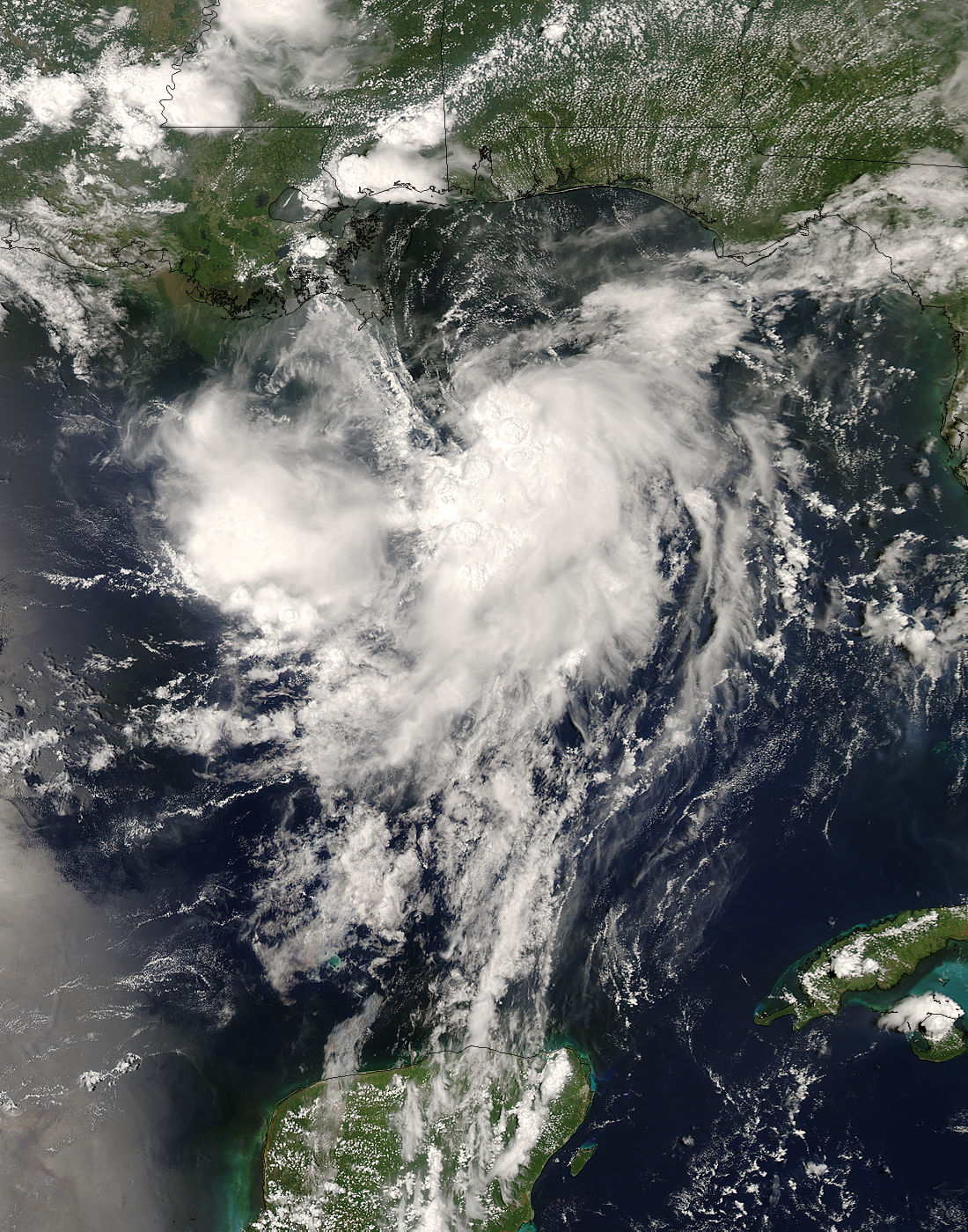 Tropical Storm Edouard (05L) in the Gulf of Mexico - related image preview