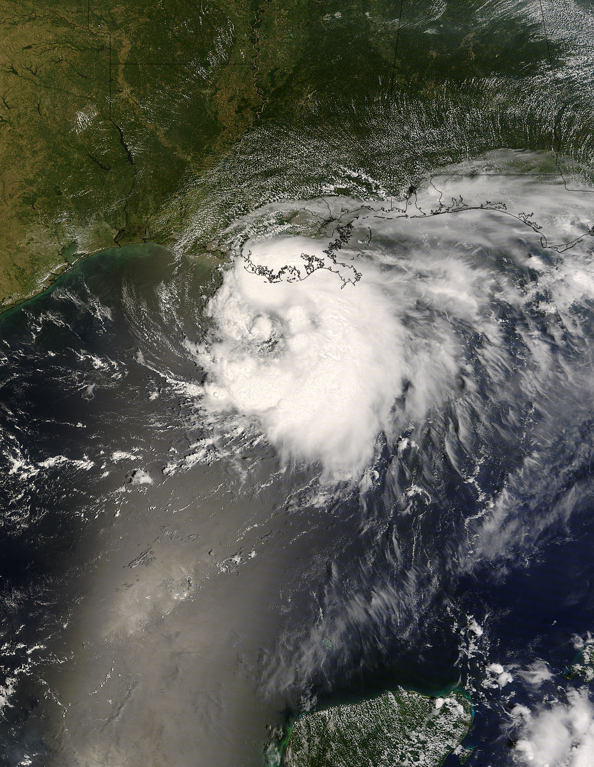 Tropical Storm Edouard (05L) off Louisiana - related image preview