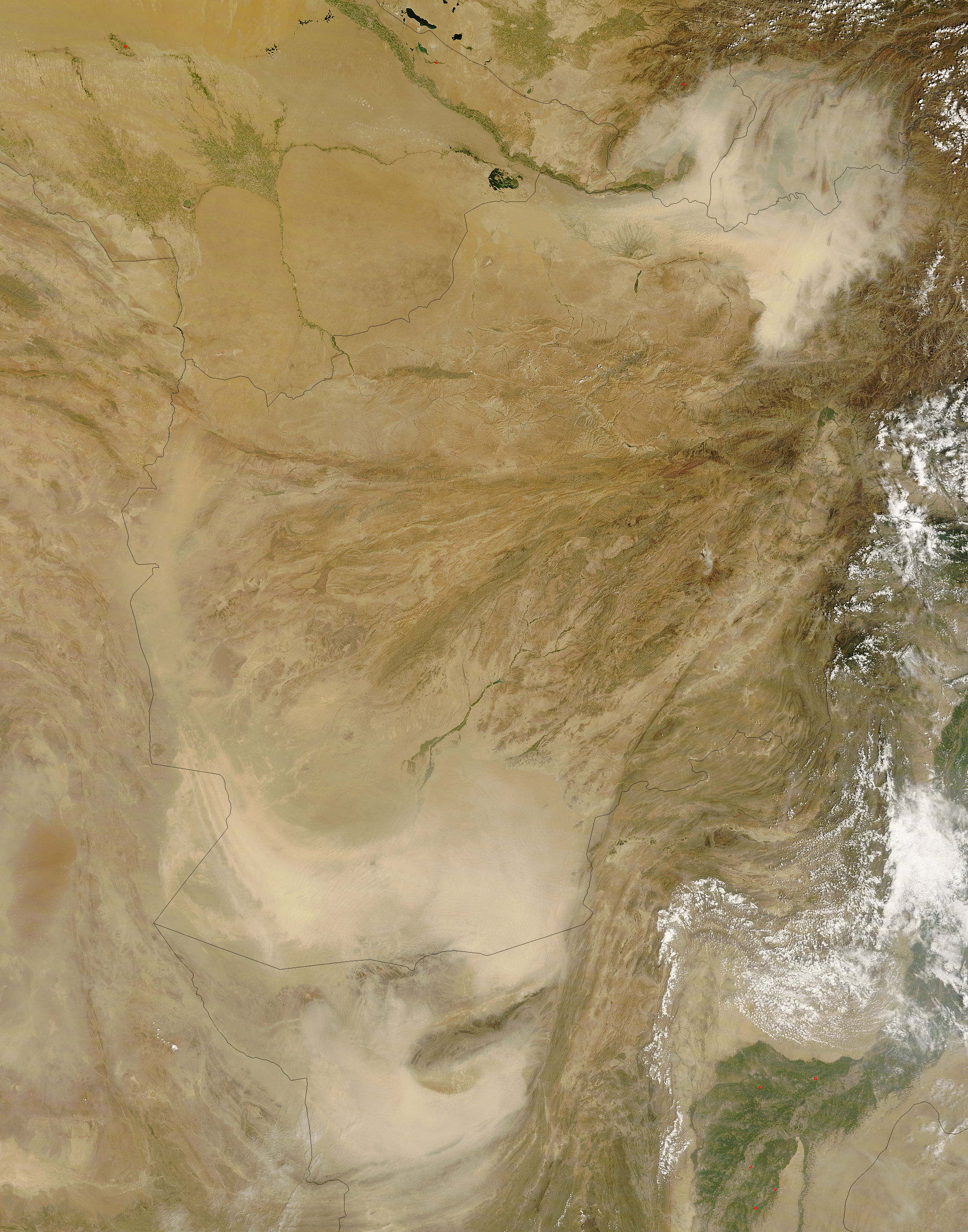 Dust storms in Pakistan and Afghanistan - related image preview