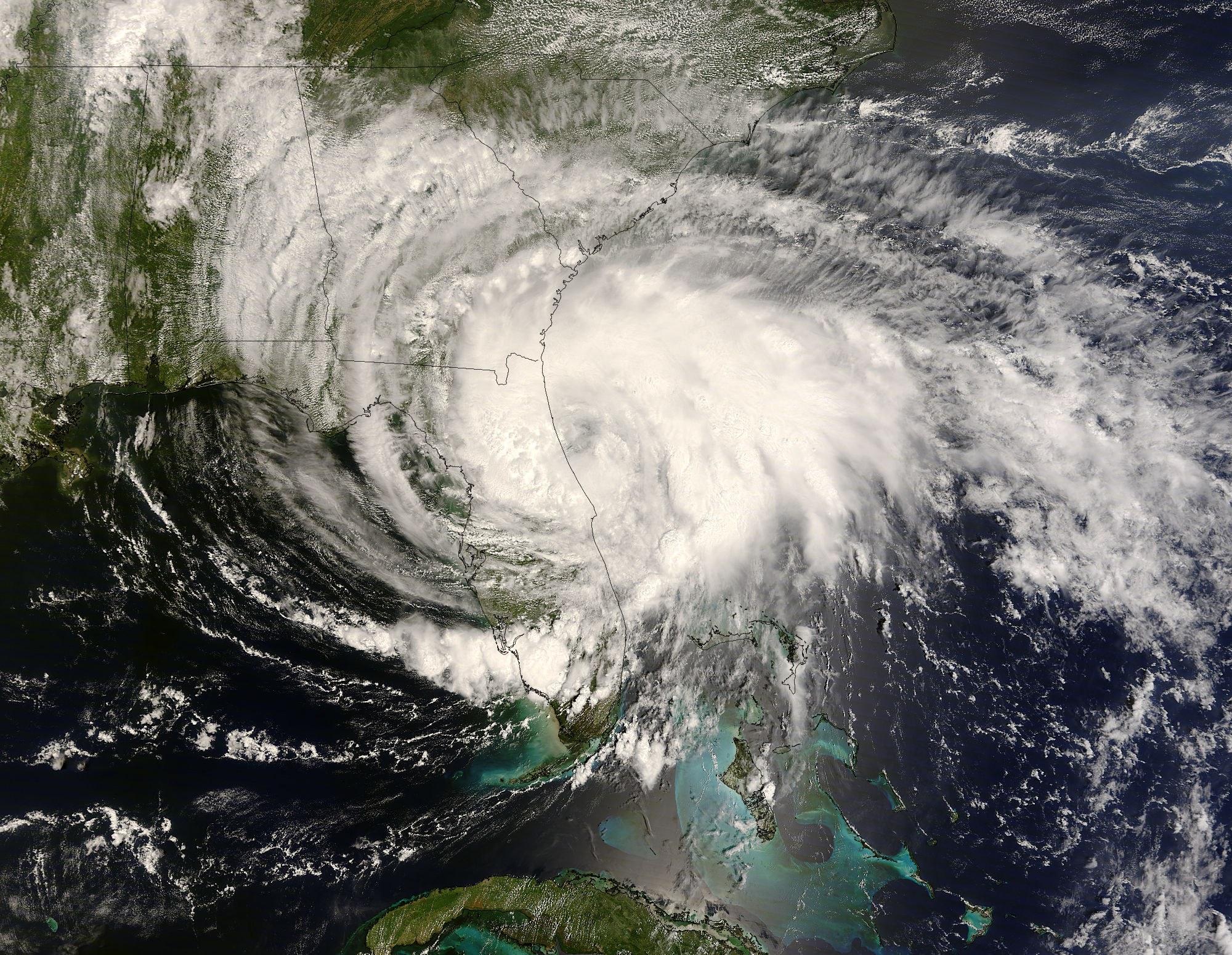 Tropical Storm Fay (06L) over the southeastern United States - related image preview