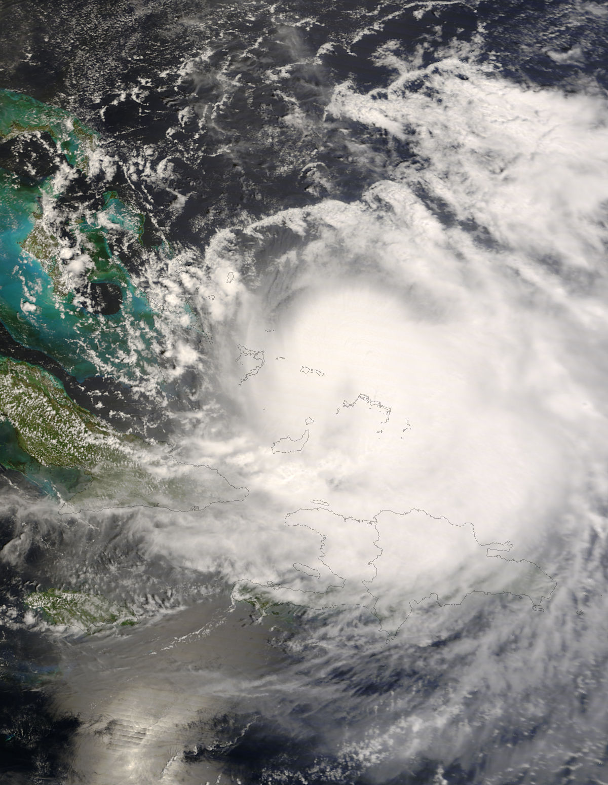 Hurricane Hanna (08L) over the Bahamas - related image preview