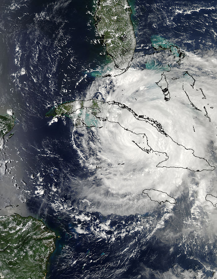 Hurricane Ike (09L) over Cuba, Jamaica, and the Bahamas - related image preview