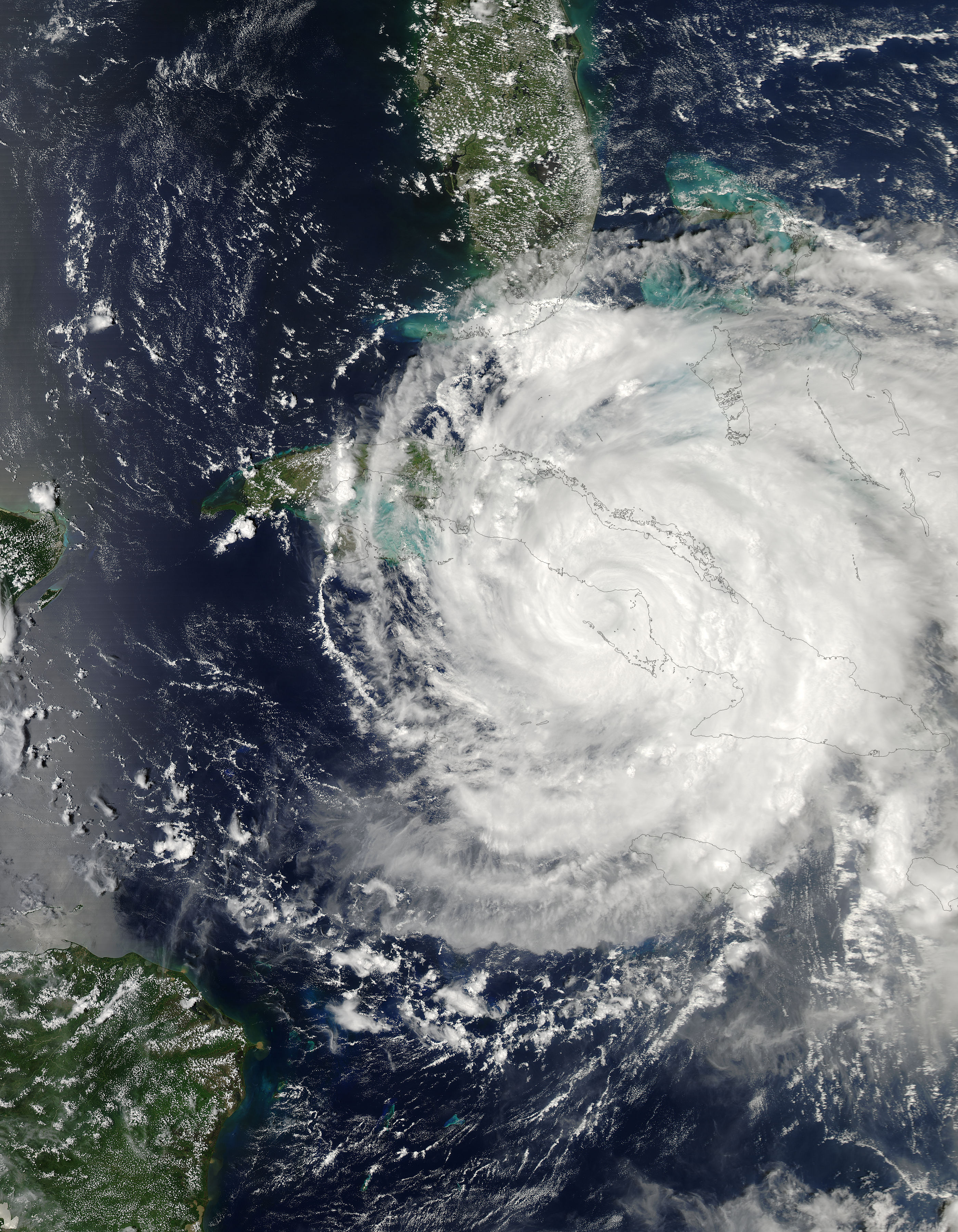 Hurricane Ike (09L) over Cuba, Jamaica, and the Bahamas - related image preview