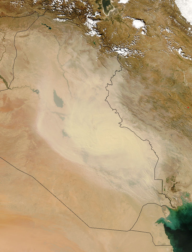 Dust storm in Iraq - related image preview