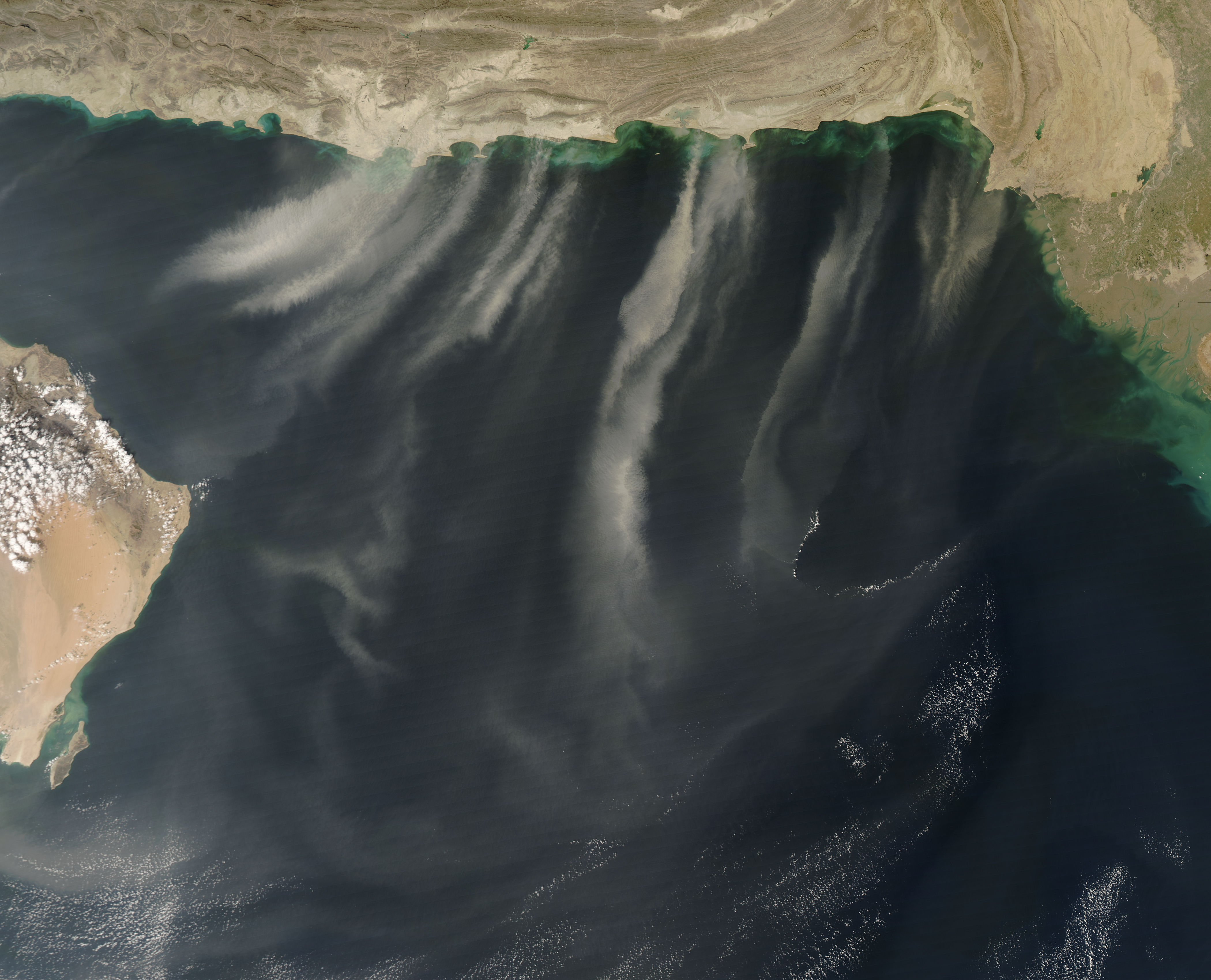 Dust across the Arabian Sea - related image preview