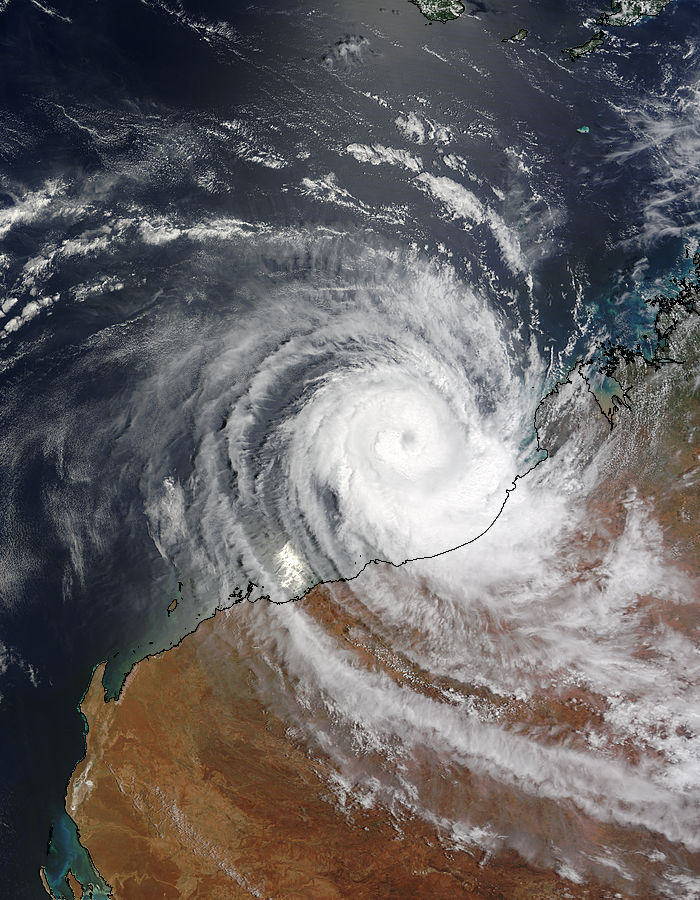 Tropical Cyclone Billy (05S) over Australia - related image preview