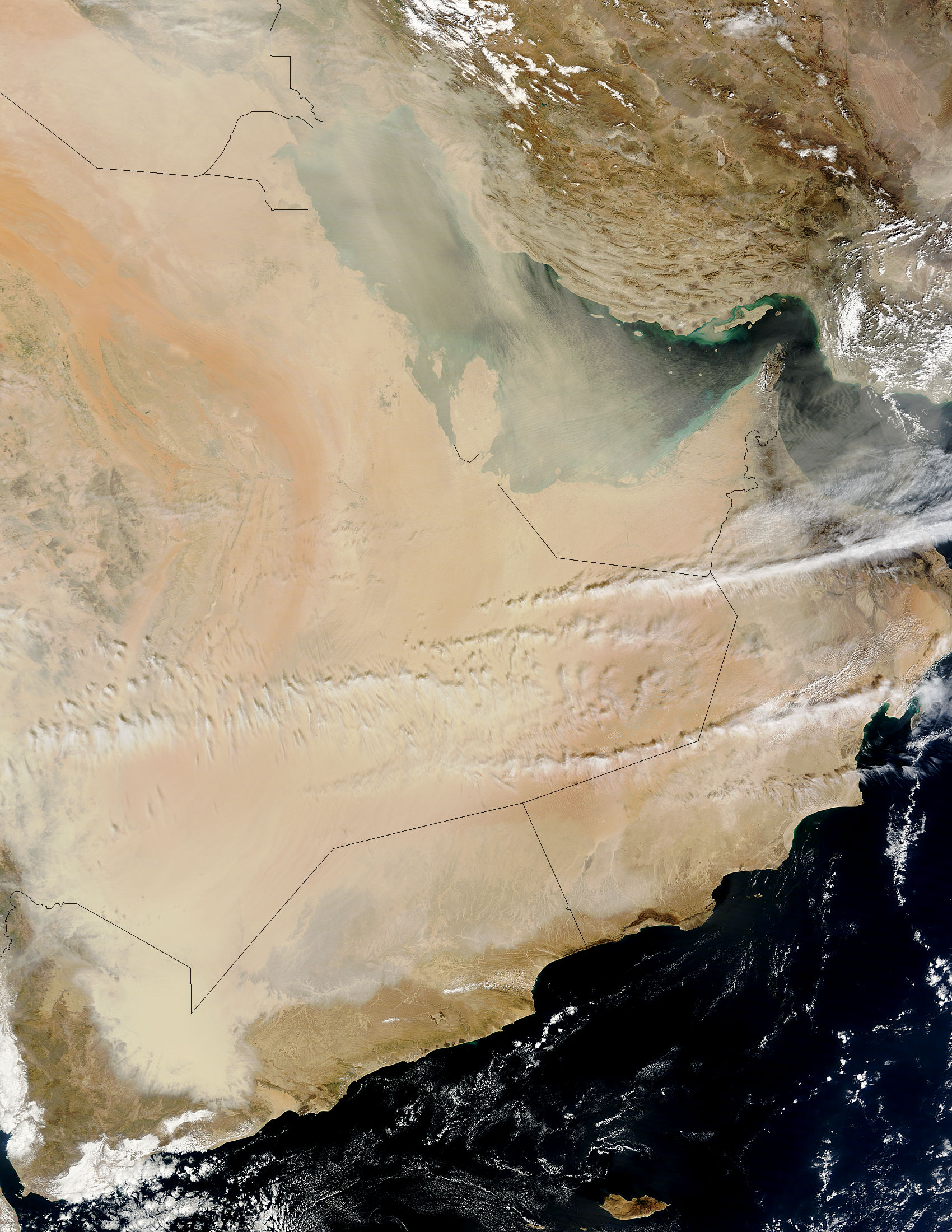 Dust storm in the Middle East - related image preview