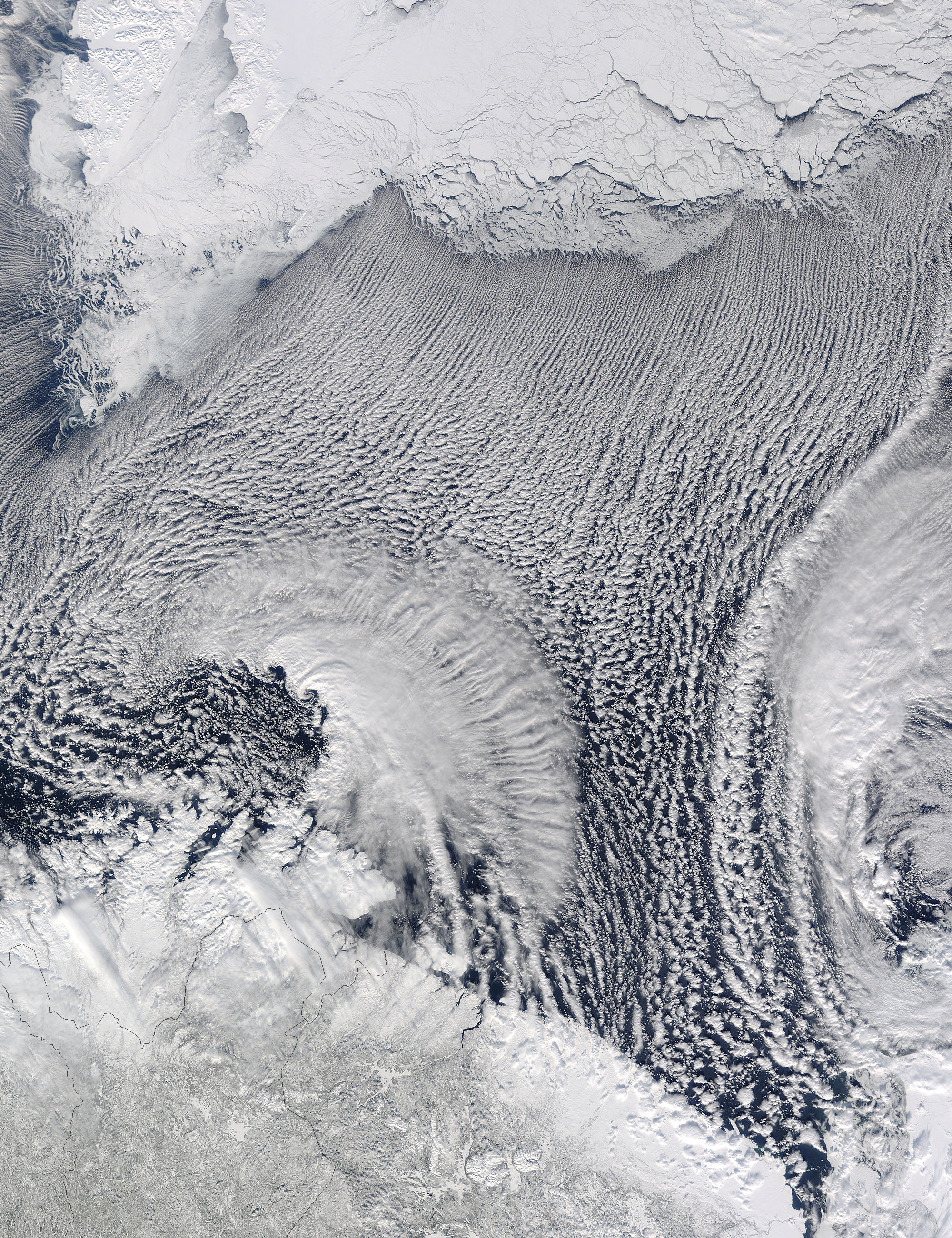 Clouds in the Barents Sea - related image preview