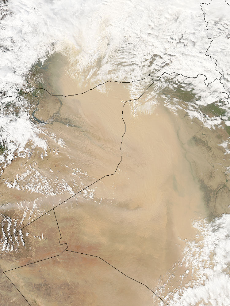 Dust storm in the Middle East - related image preview