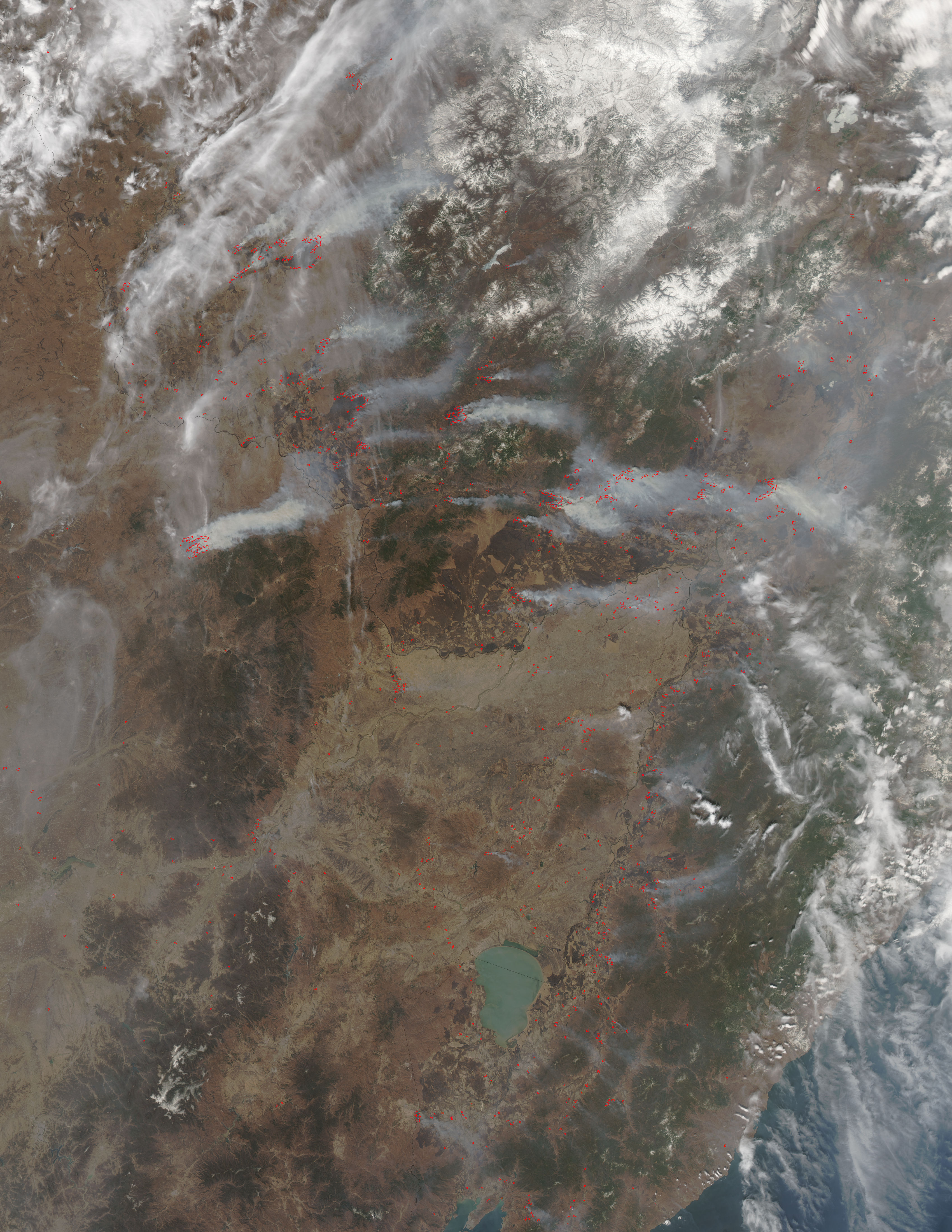 Fires in eastern Siberia