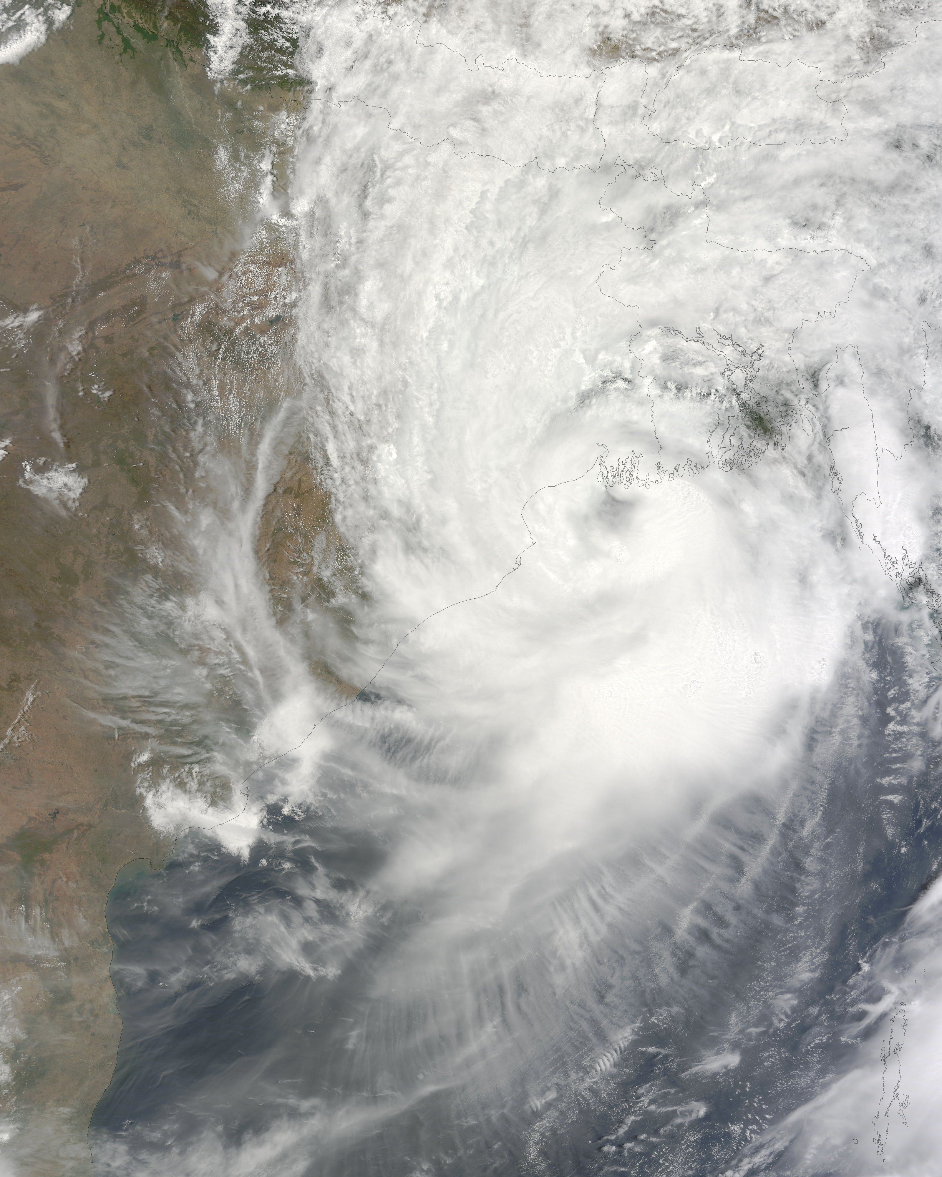 Tropical Cyclone Aila (02B) over India and Bangladesh - related image preview