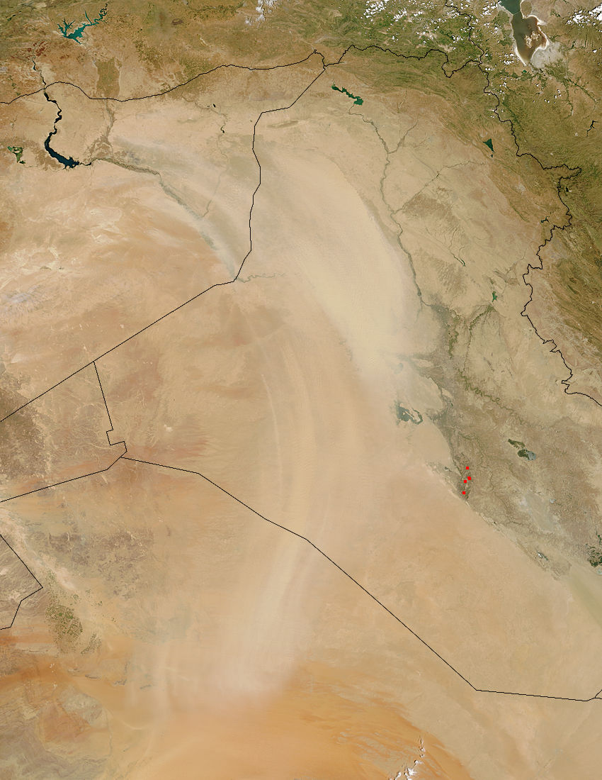 Dust storm in the Middle East - related image preview