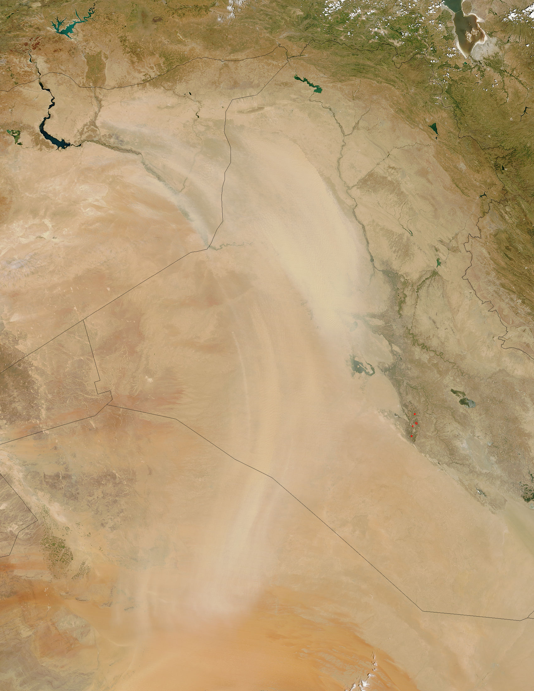 Dust storm in the Middle East - related image preview