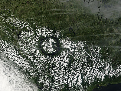 Clouds around Manicouagan Reservoir, Quebec - related image preview