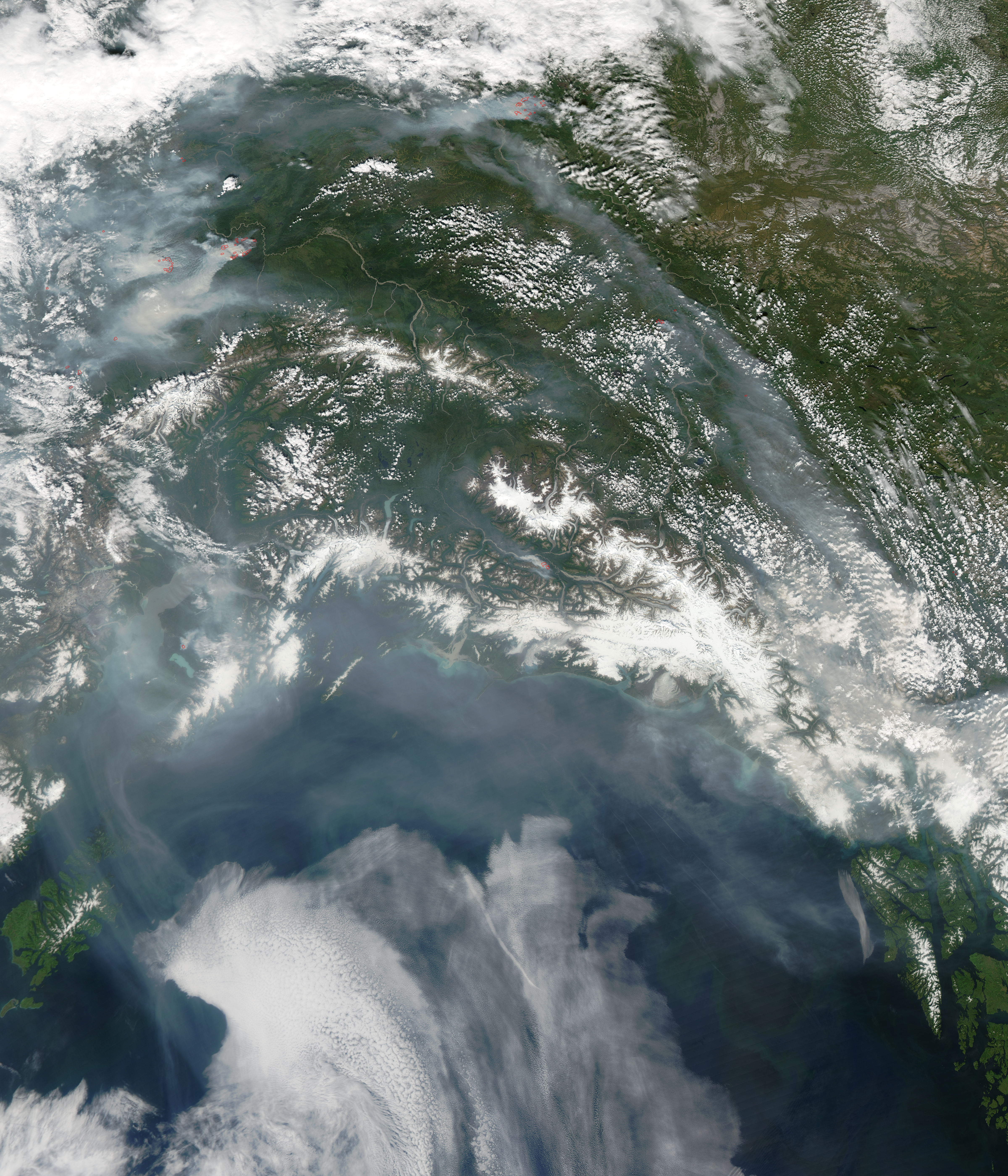 Fires and smoke in Alaska - related image preview